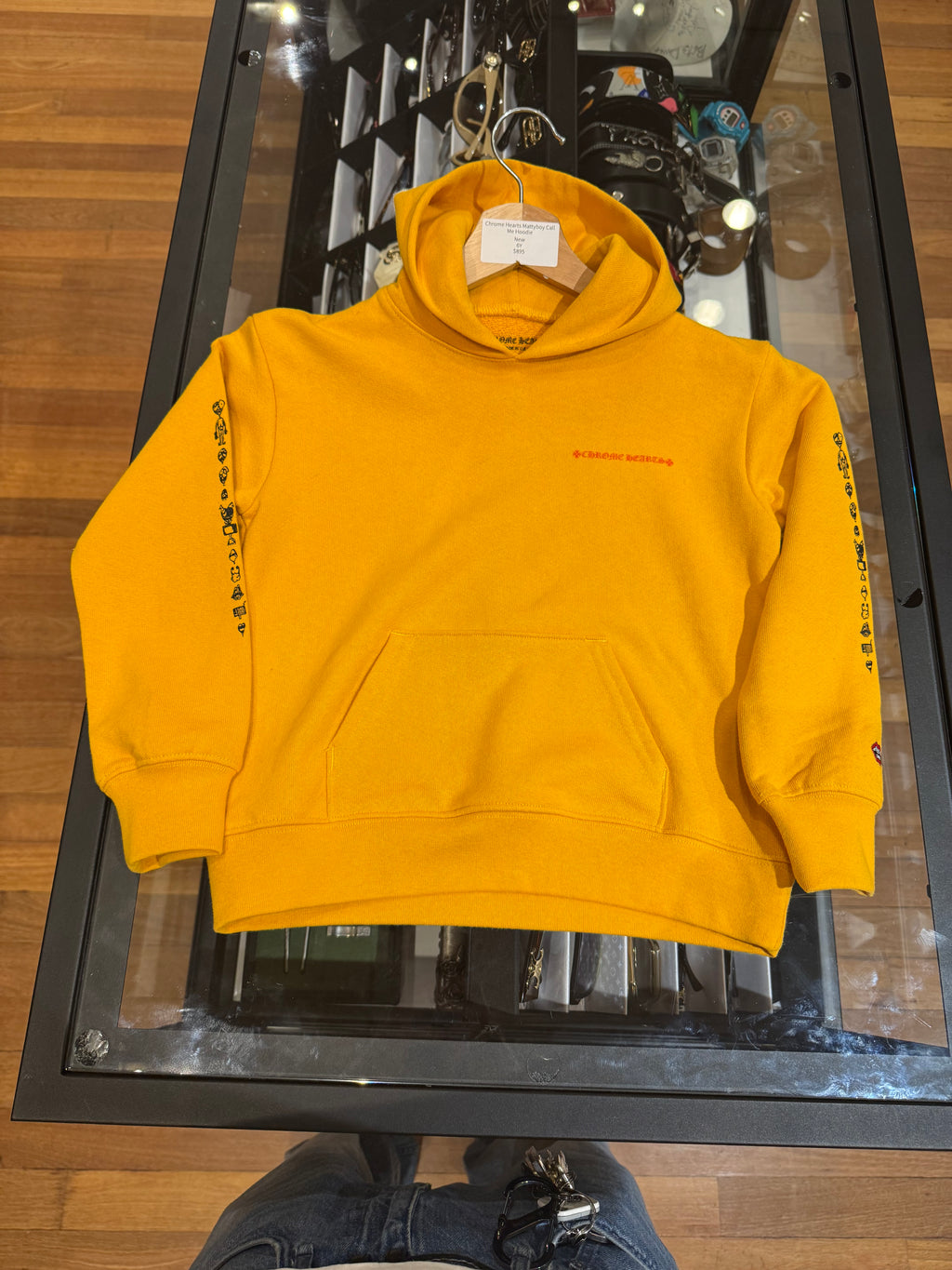 Chrome Hearts Matty Boy Call Me Hoodie (Kids) - Yellow
