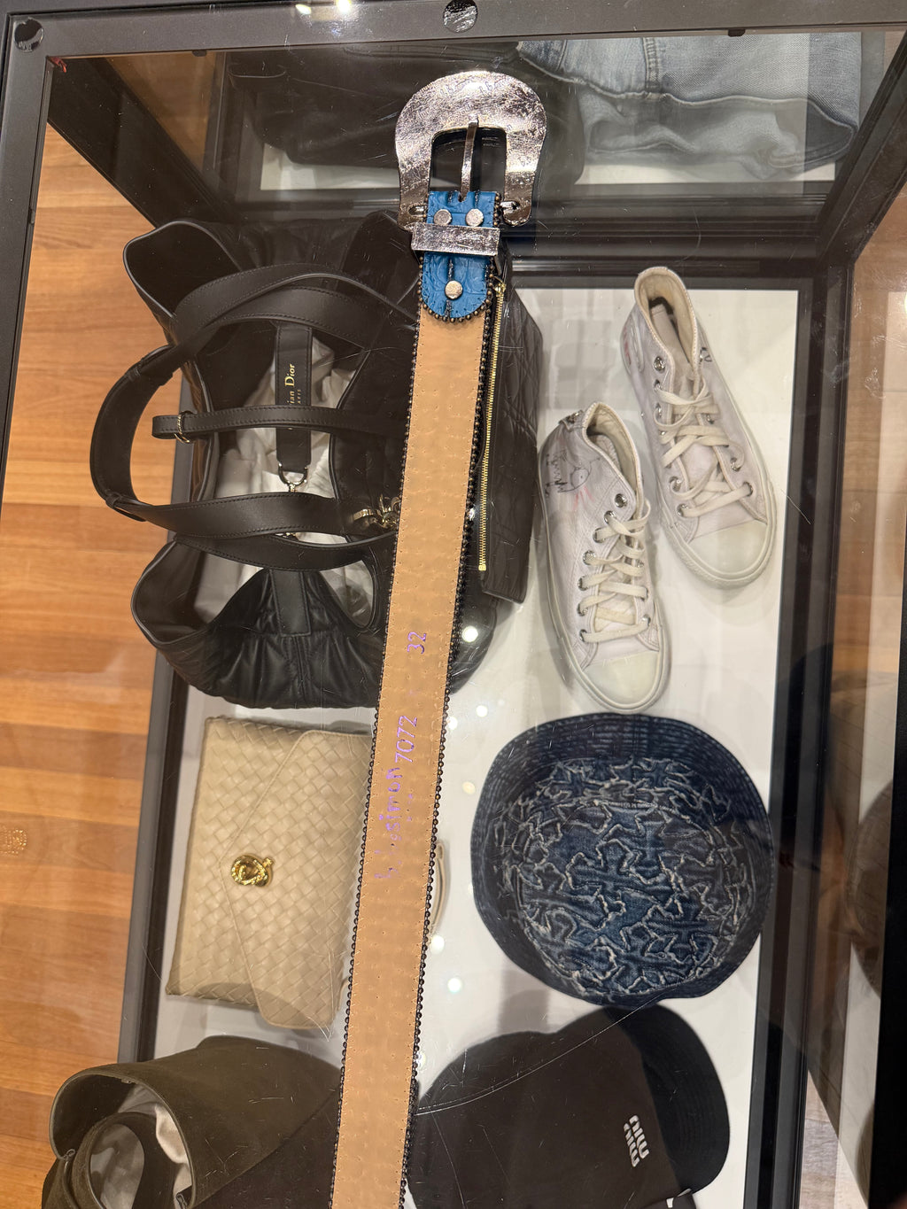 BB Simmons Crystal Belt - Blue