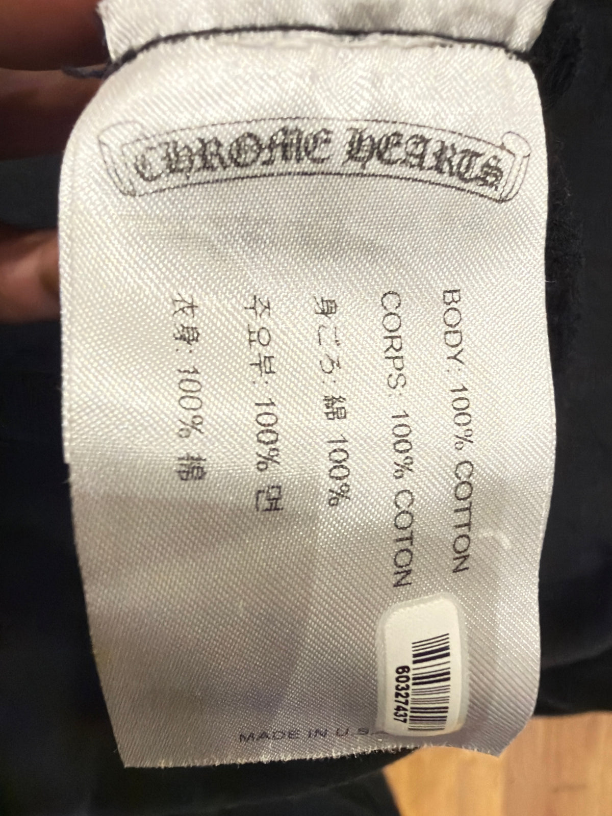 Chrome Hearts Horseshoe Floral Sleeve Hoodie