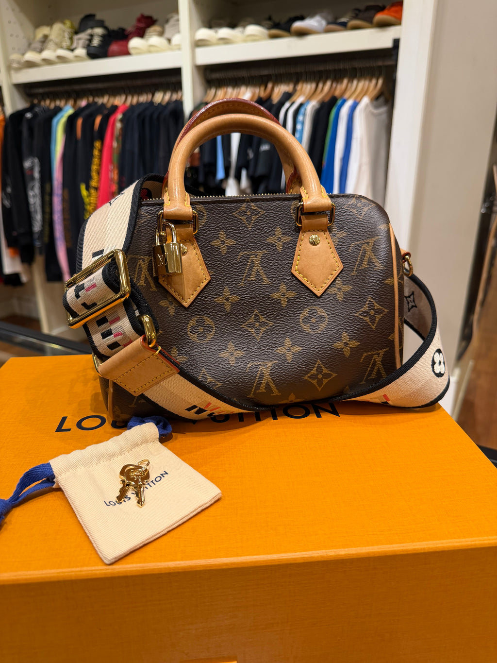 Louis Vuitton Speedy 20 Bandouliere - Monogram