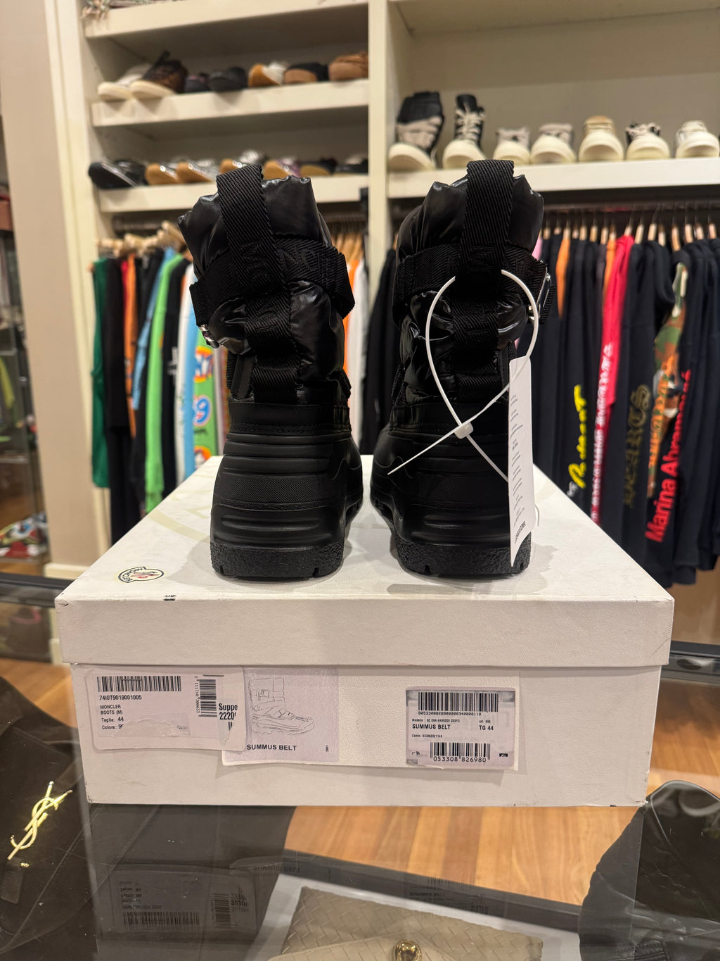 Moncler Summus Belt Boot - Black