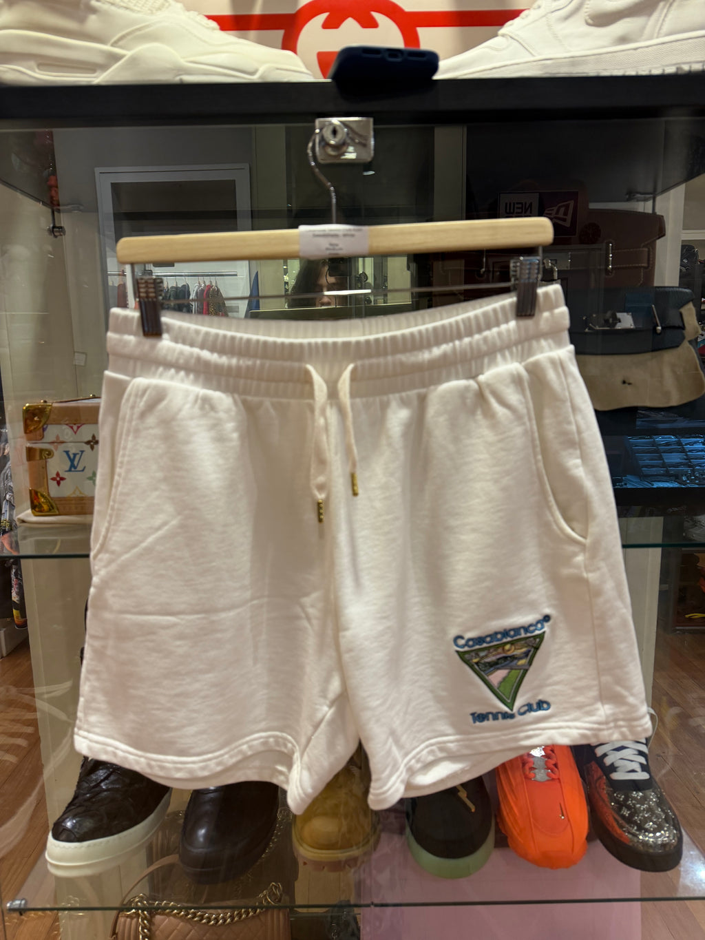 Casablanca Tennis Club Icon Shorts - White