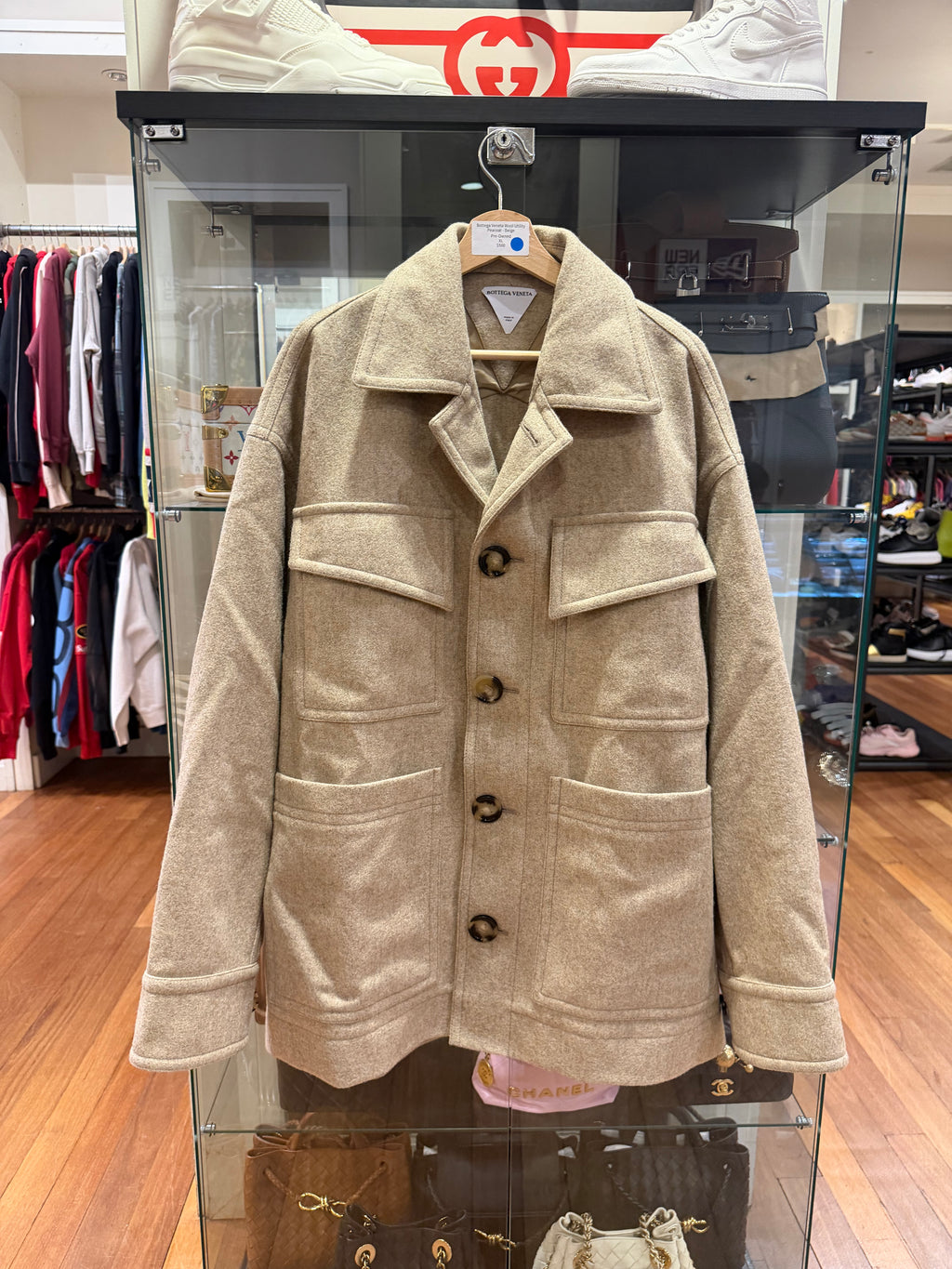Bottega Veneta Wool Utility
Peacoat - Beige