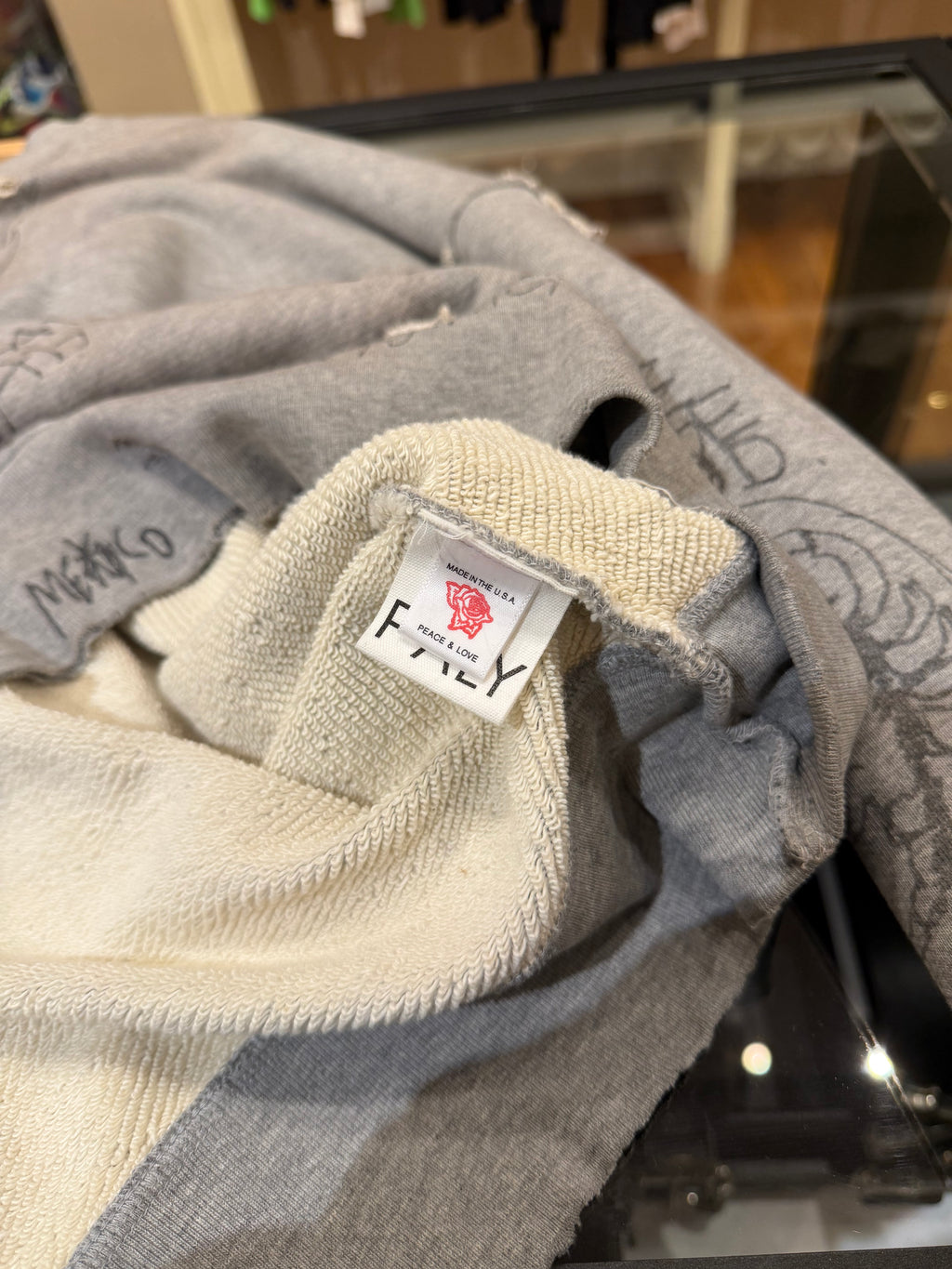 Paly Hollywood ‘Pumping Iron’ Crewneck FW24 - Grey