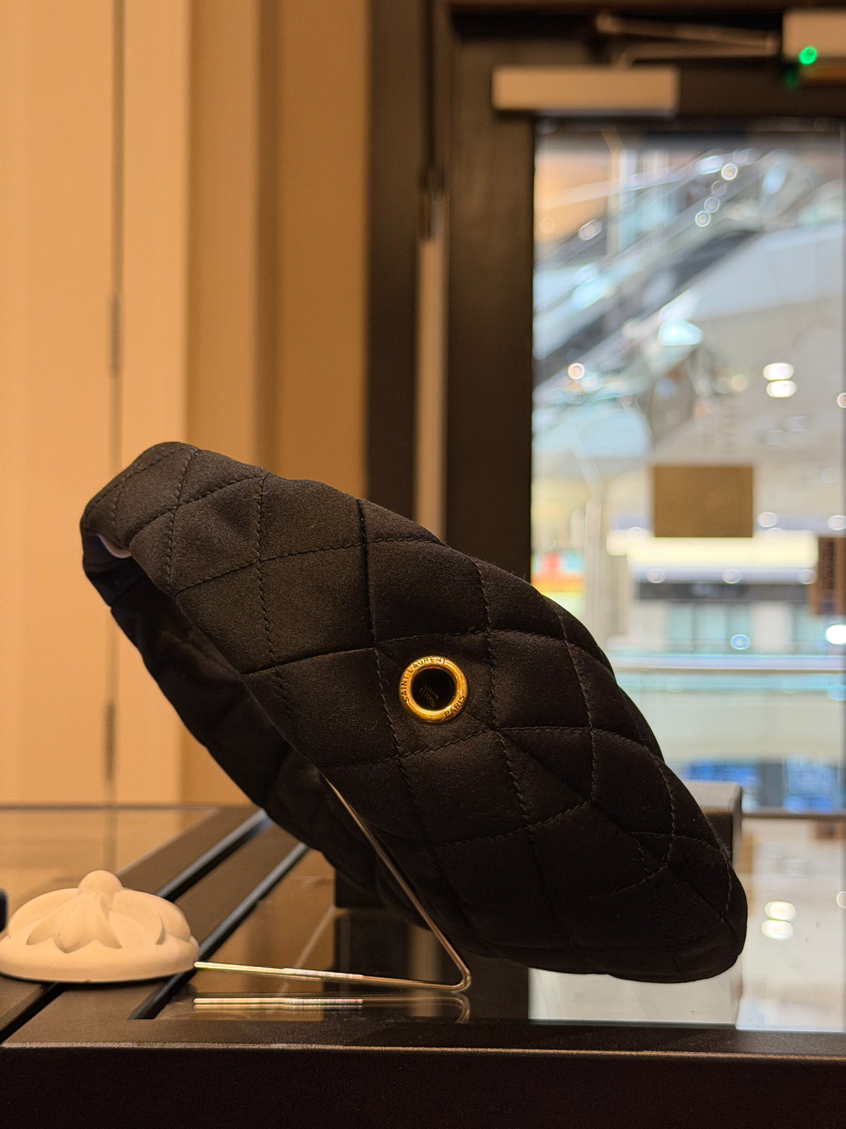 Saint Laurent Icarino Top Handle Quilted Leather Bag