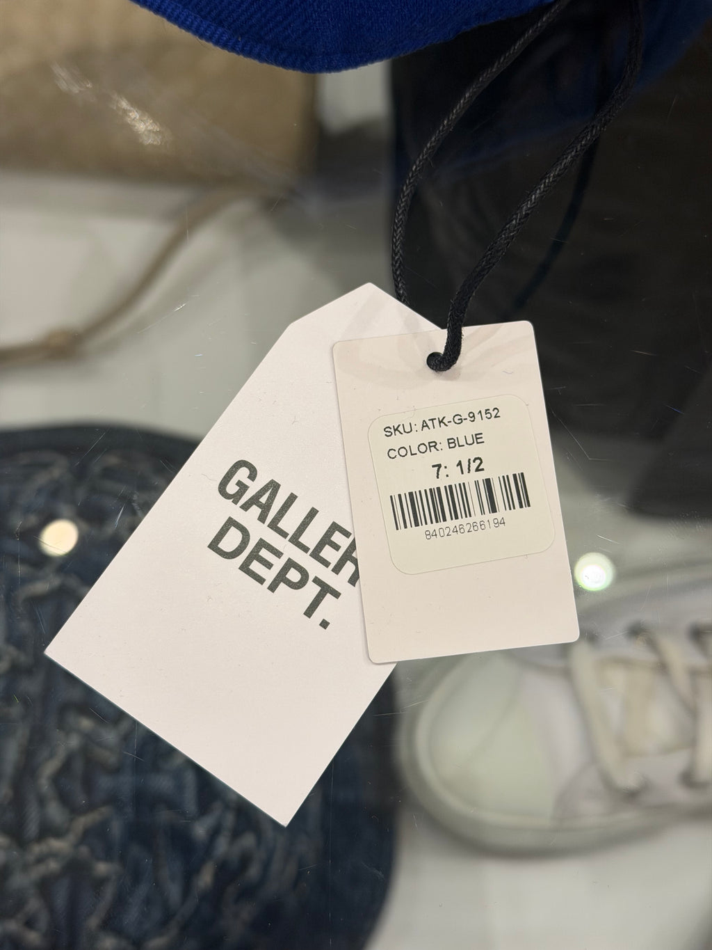 Gallery Dept Leather G Patch Hat - Blue
