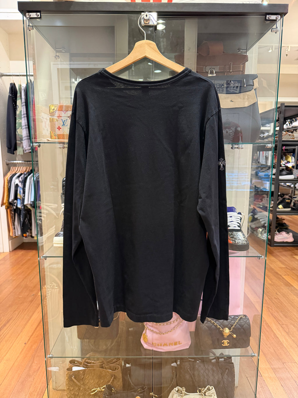 Chrome Hearts Embroidered Pocket LS - Black