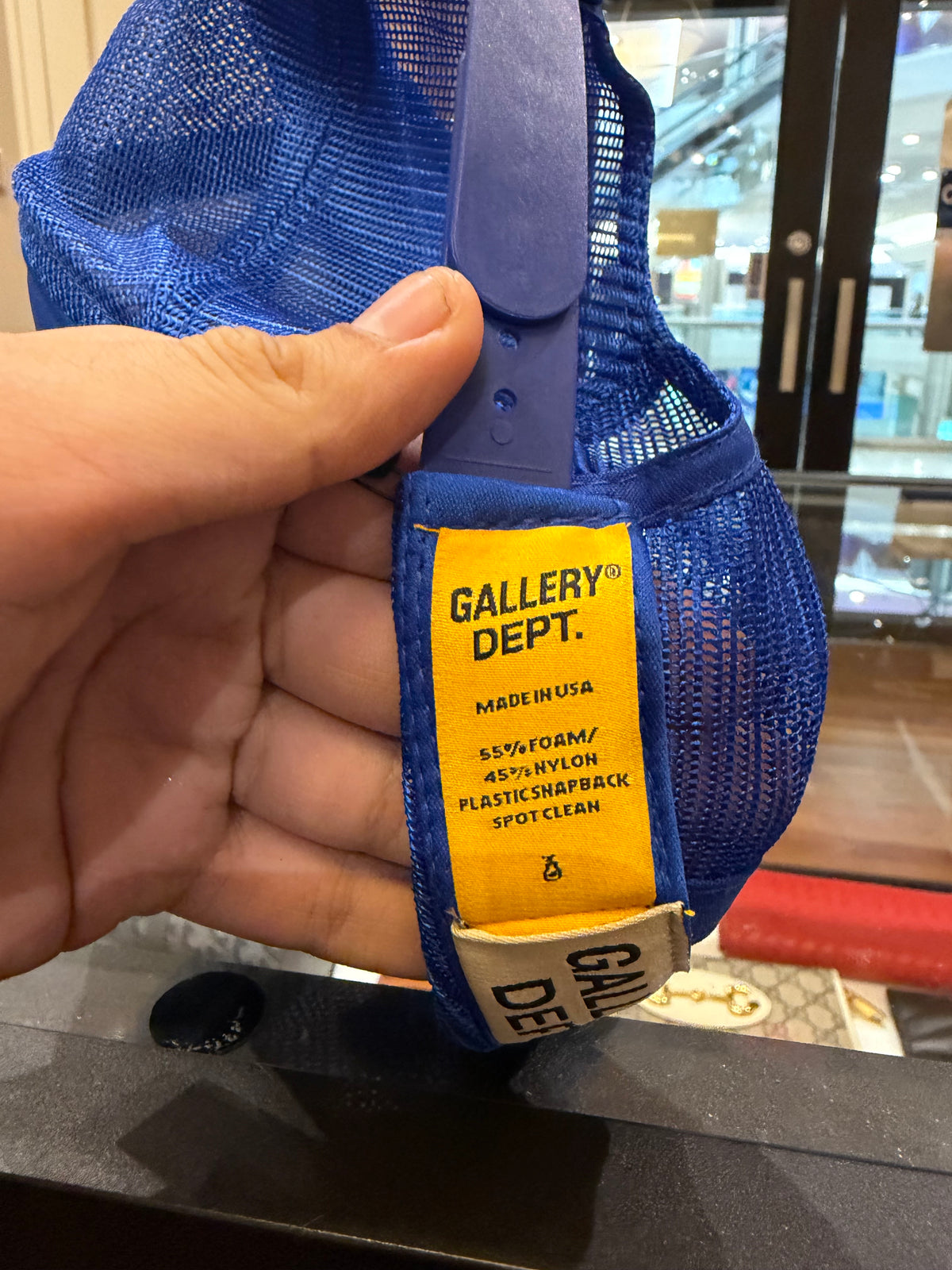 Gallery Dept. Trucker Hat - Blue/Yellow