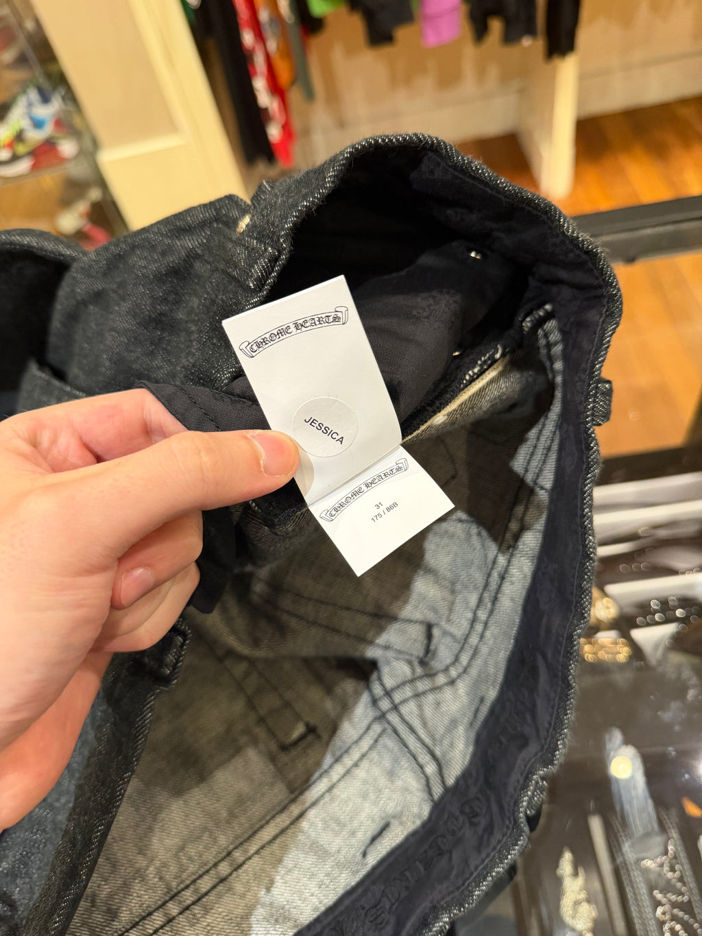 Chrome Hearts ‘Second Chances’ Star Patch Denim Jeans