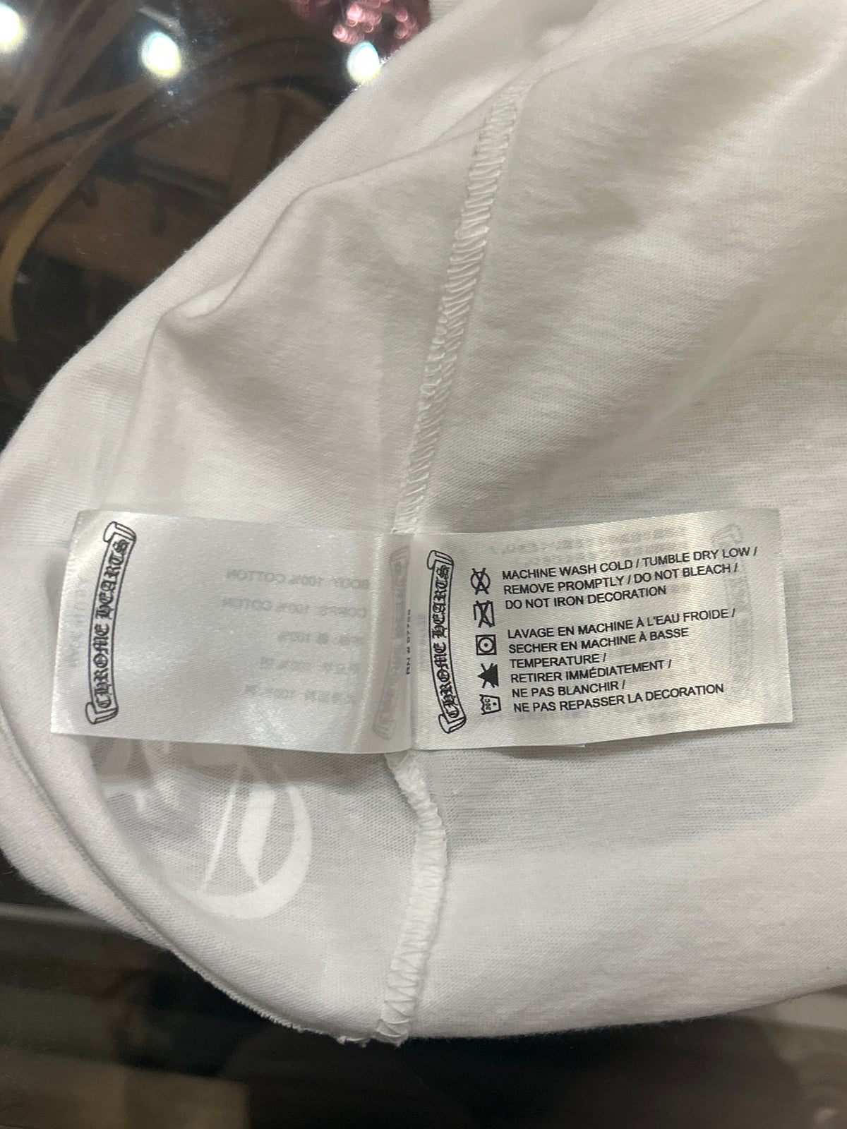 Chrome Hearts Miami Horseshoe Pocket Tee - White