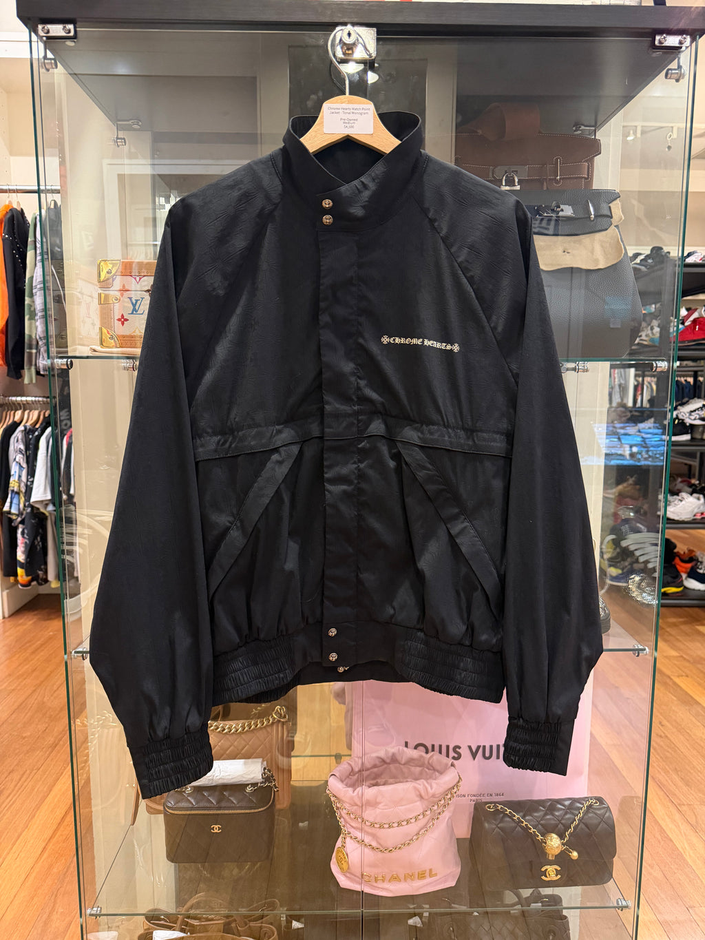 Chrome Hearts Match Point Monogram Print Windbreaker Jacket