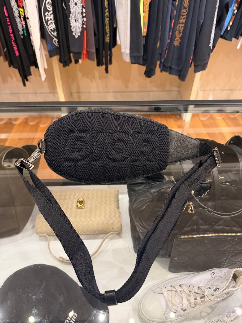 Dior Oblique Canvas Scarab Sling Bag