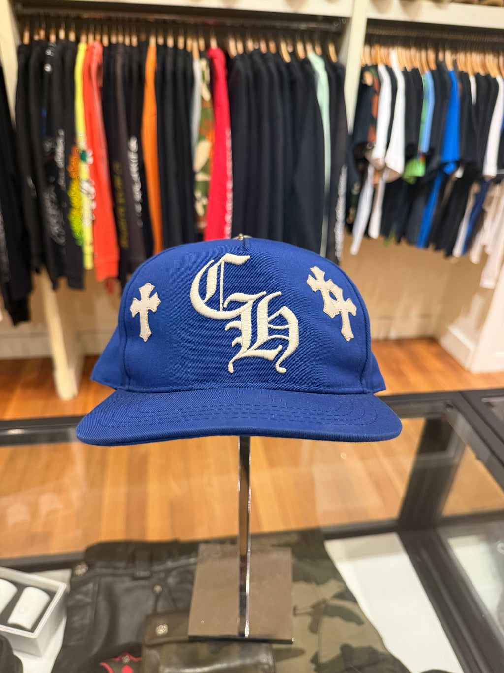Chrome Hearts CH Multi Cross Hat - Blue