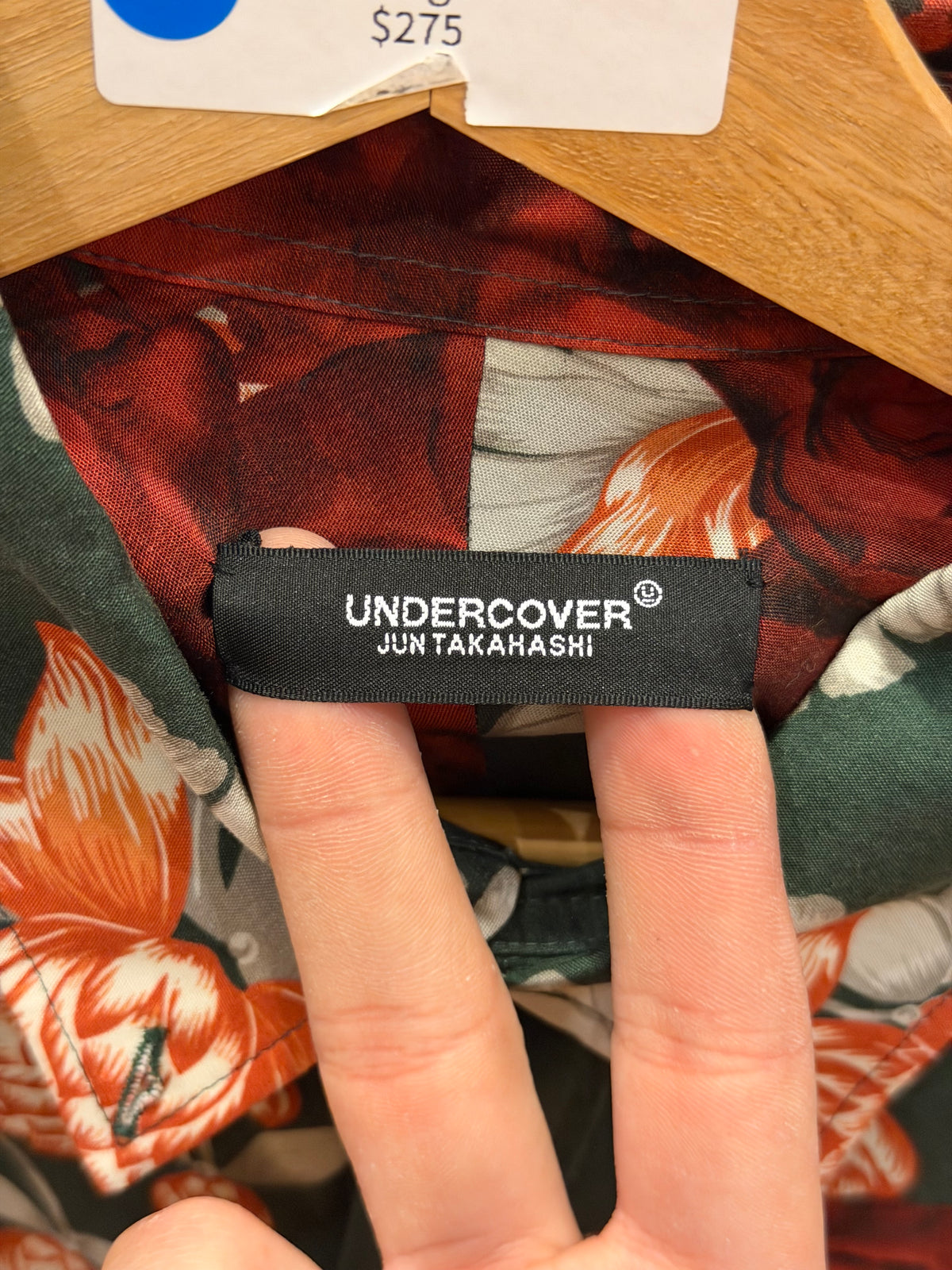 Undercover Flower Button Up Hybrid Shirt