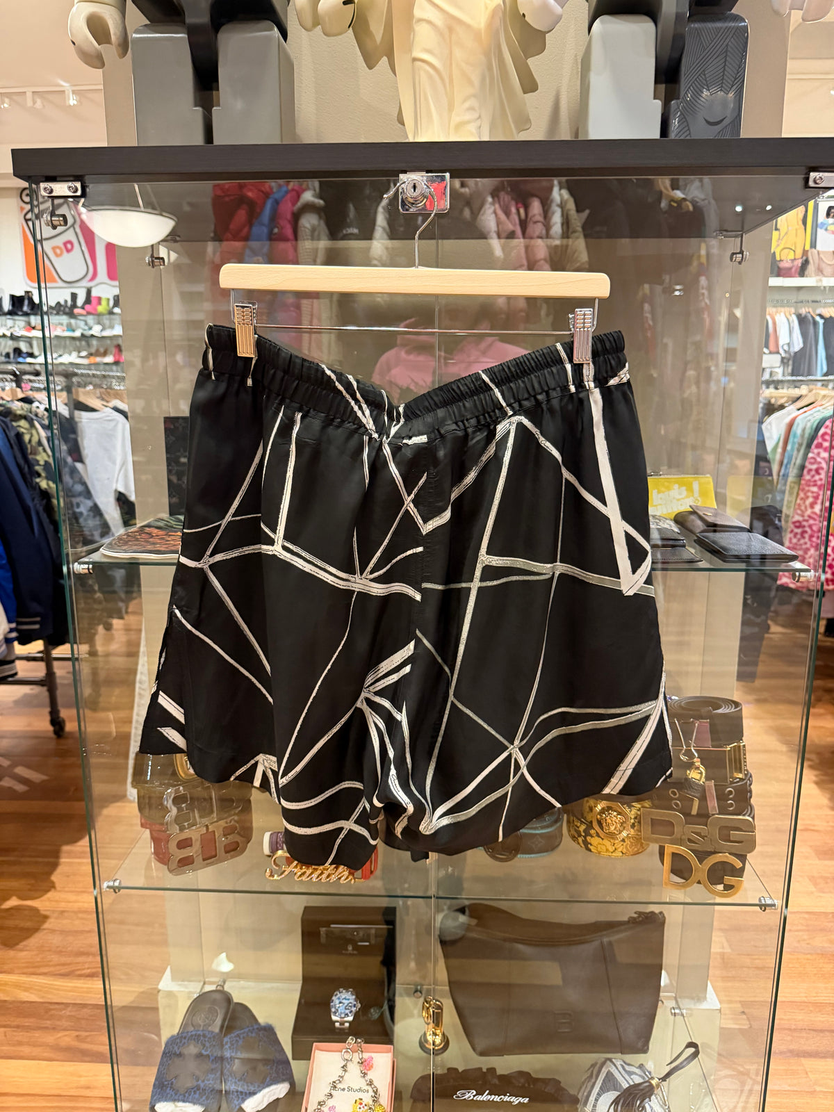 Rick Owen’s Fogachine Shorts SS22 - Black/White