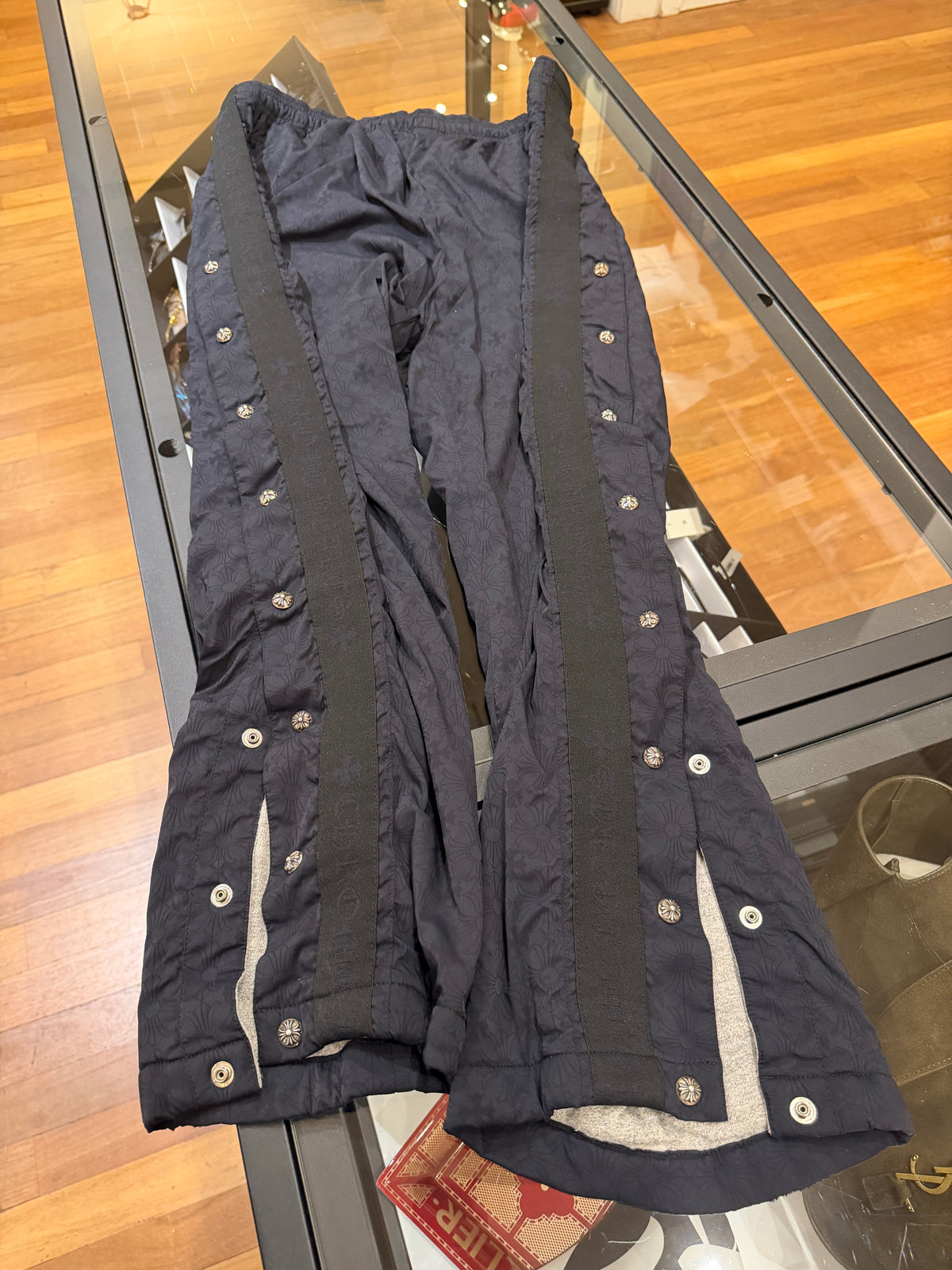 Chrome Hearts Monogram Snap Track Pants