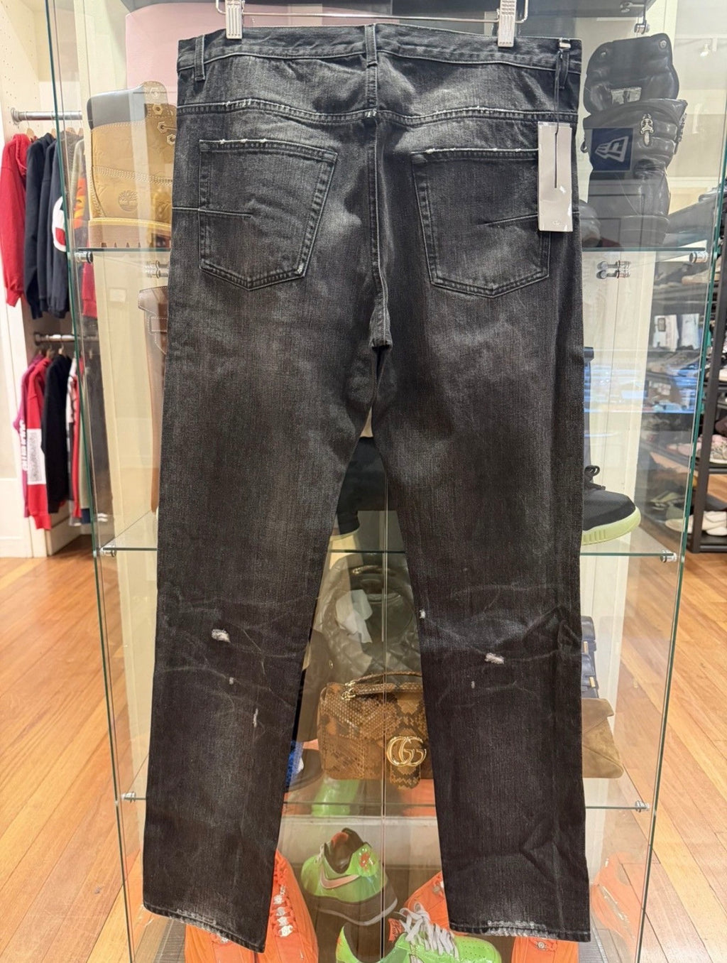 Dior Homme by KVA ‘Fly by Night’ Black Distressed Denim Jeans