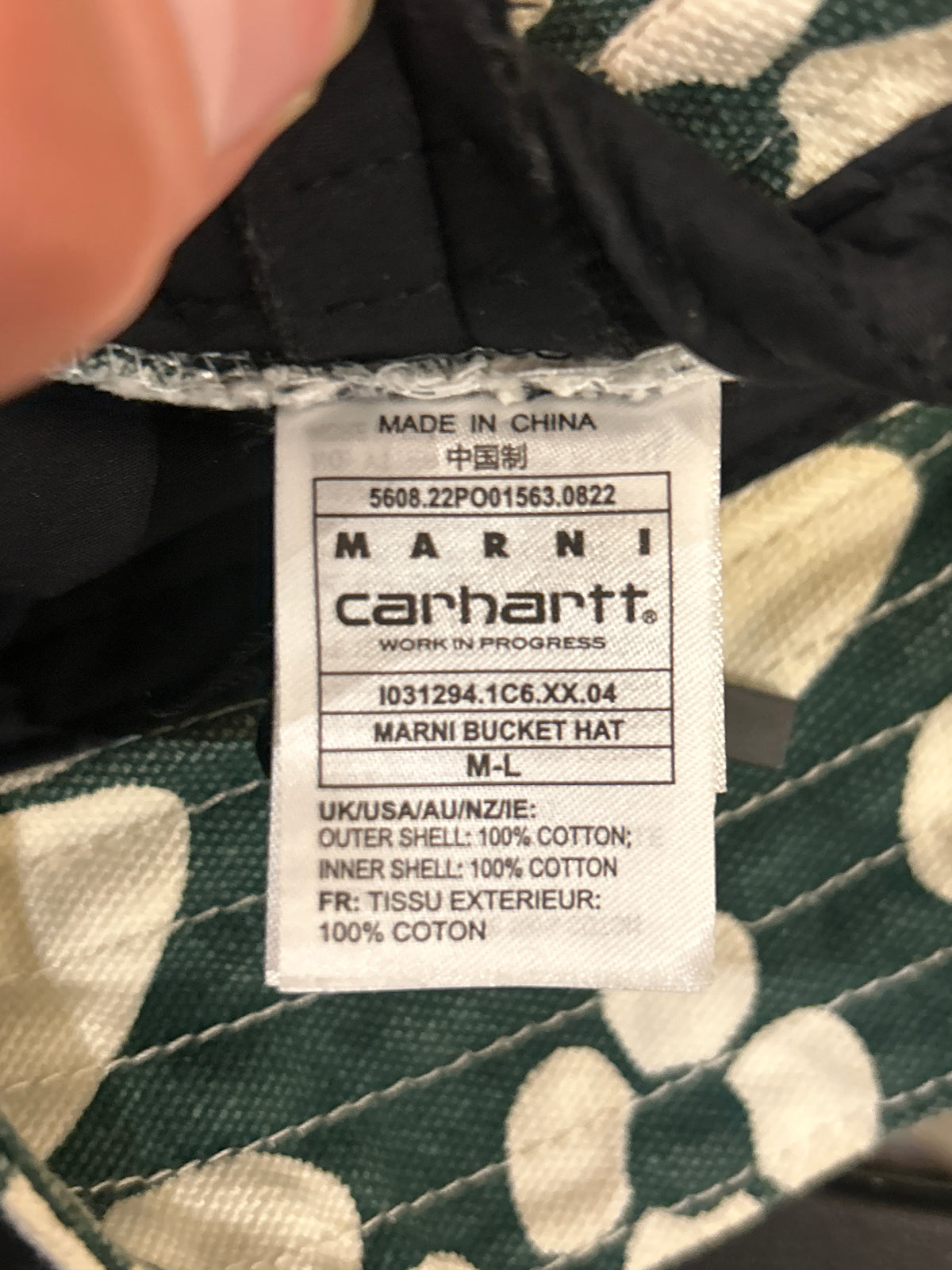 Marni x Carhartt Flower Bucket Hat