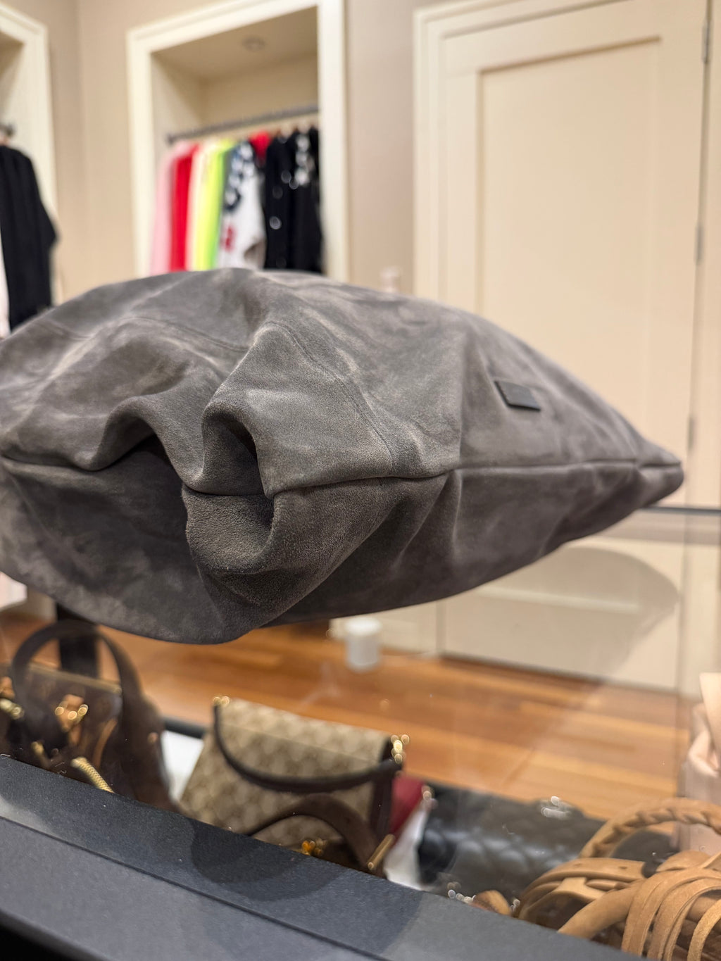 Jimmy Choo Ana Suede Hobo Bag