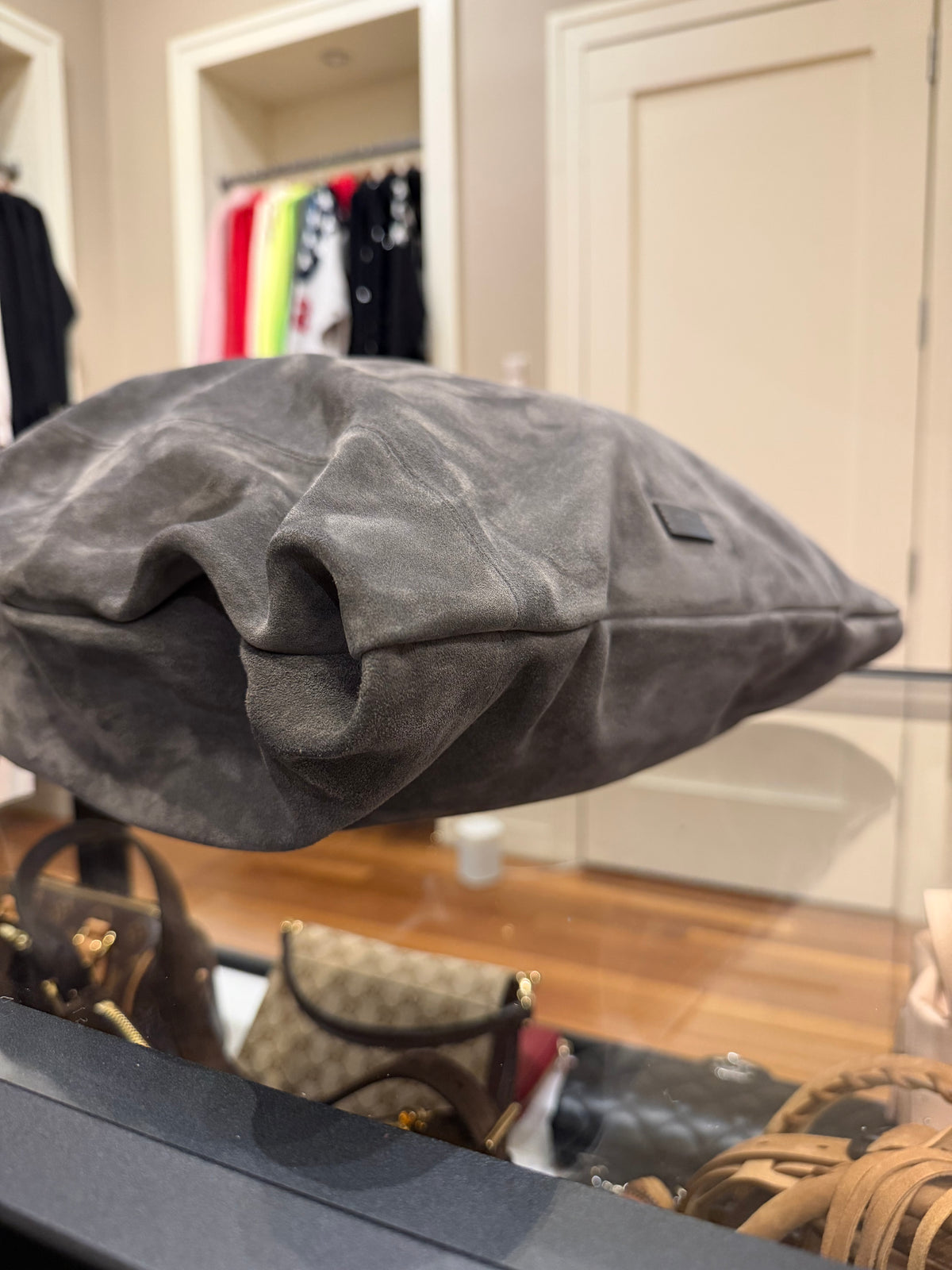 Jimmy Choo Ana Suede Hobo Bag
