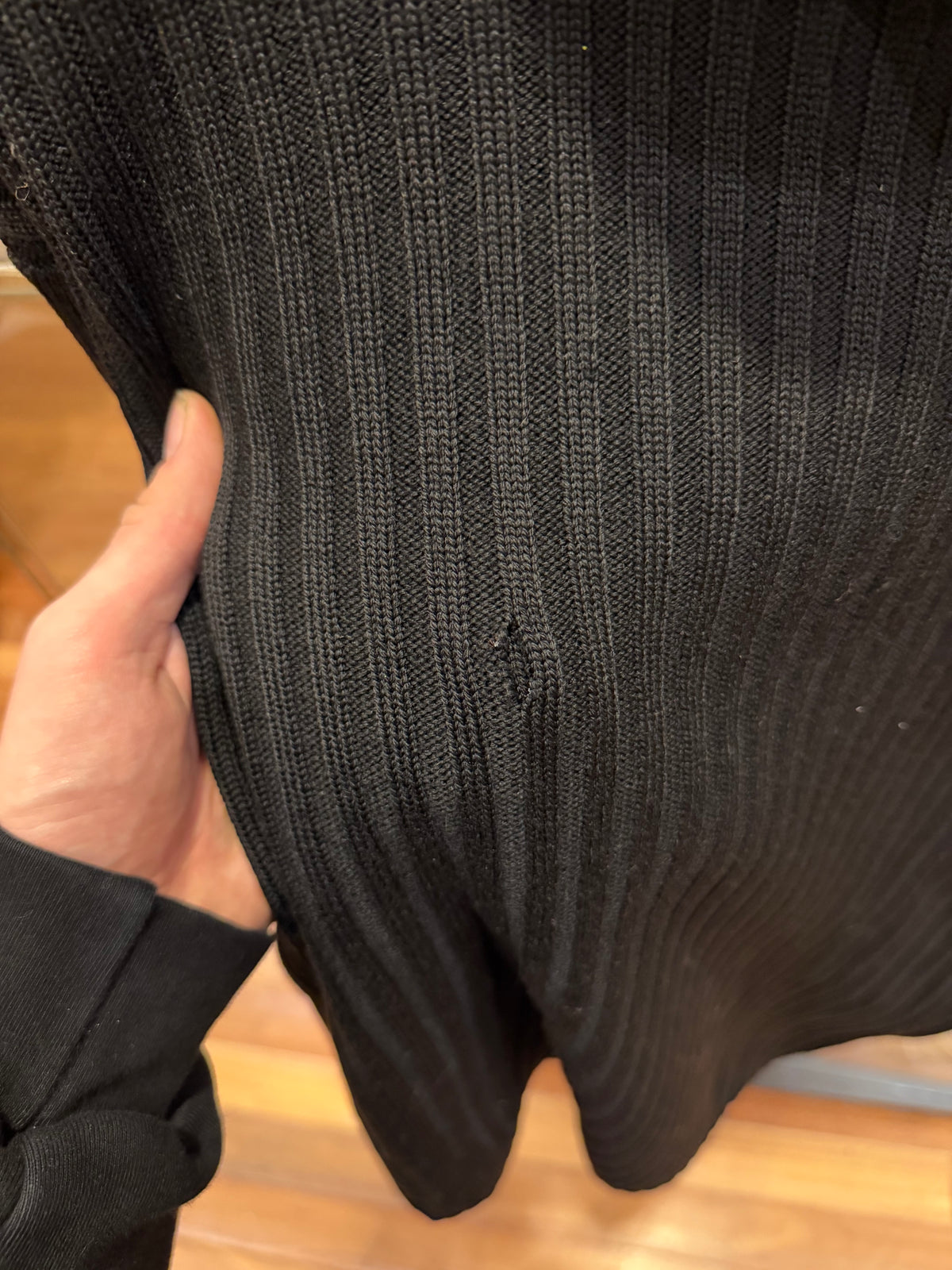 CP Company Ribbed Knit Sweater - Black