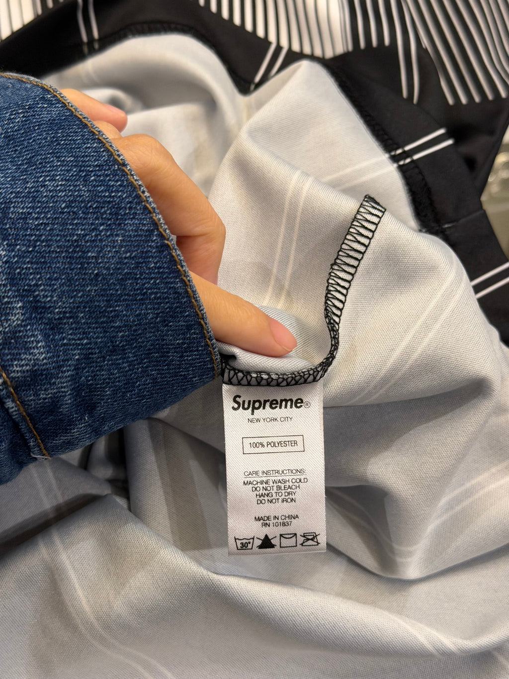 Supreme Striped Soccer Polo
Jersey