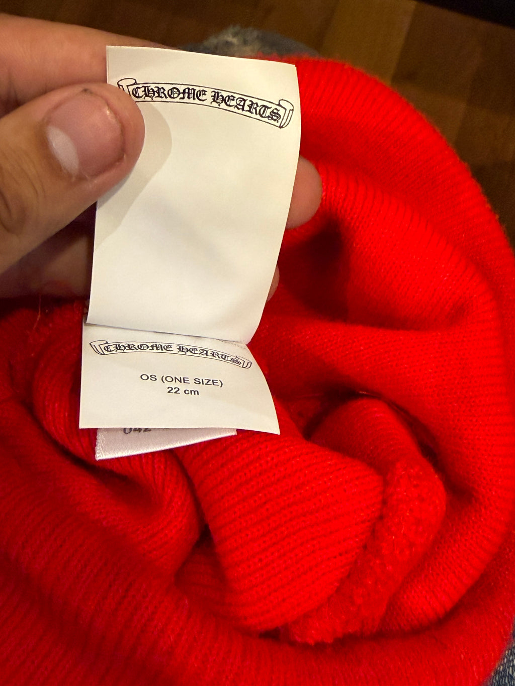 Chrome Heart CH Beanie - Red