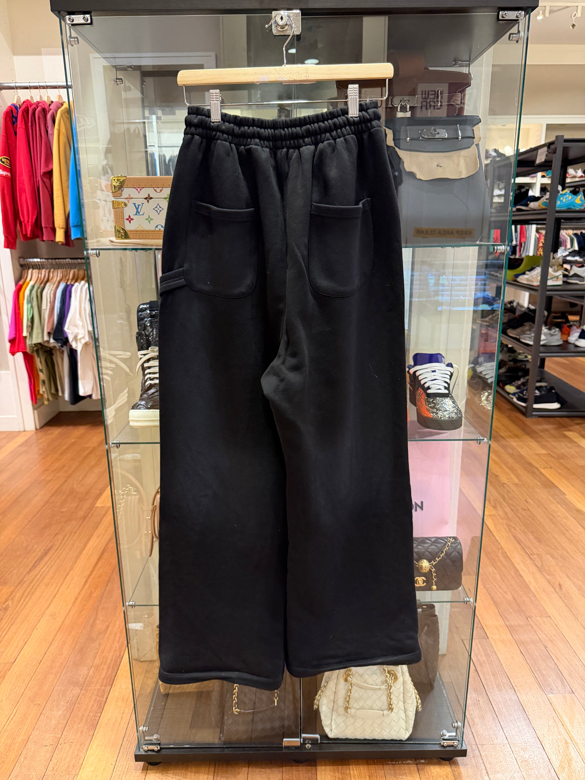 HMDD Crystal Embellished Sweatpants - Black