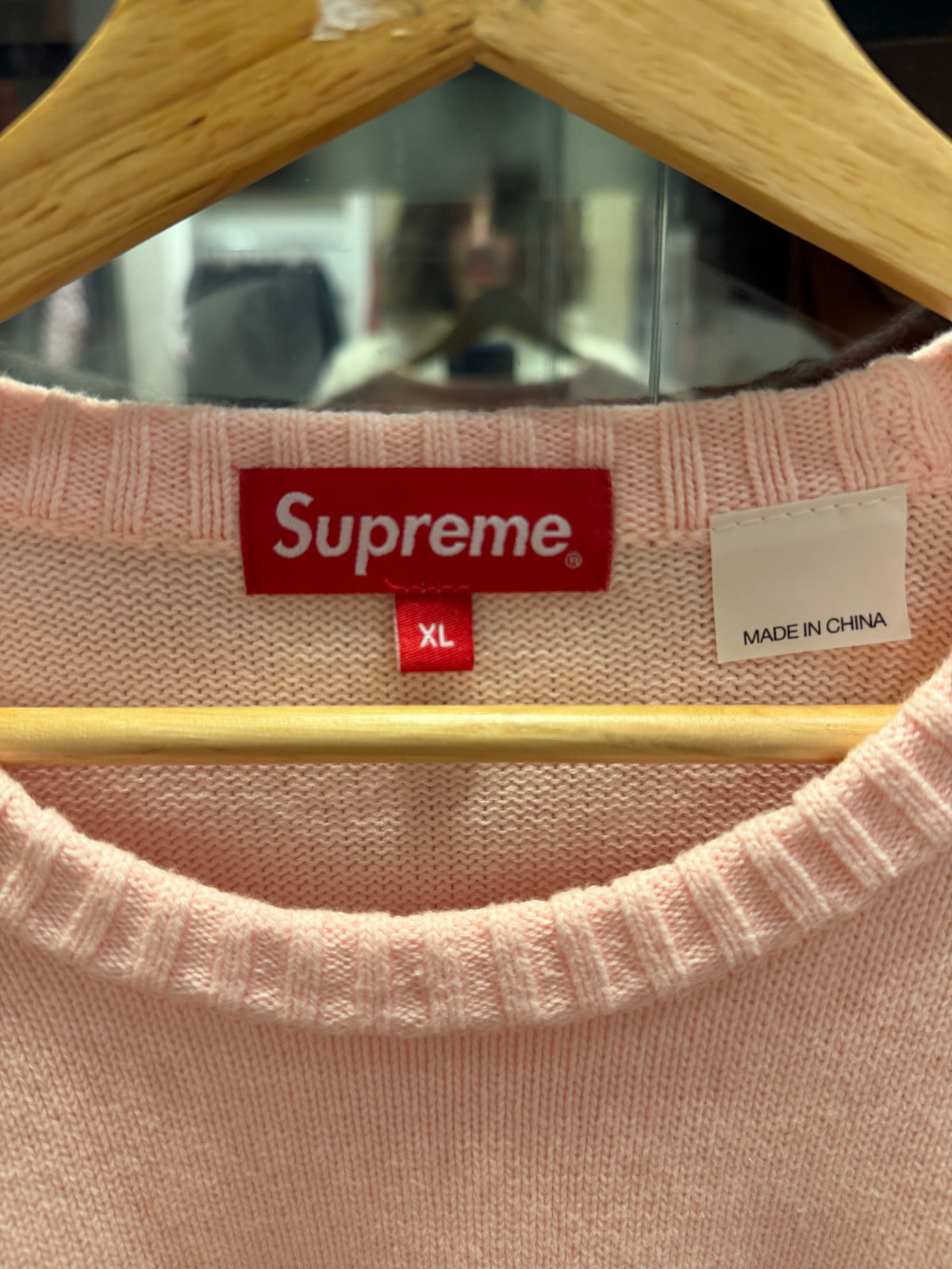 Supreme Tonal Panel Knit Sweater