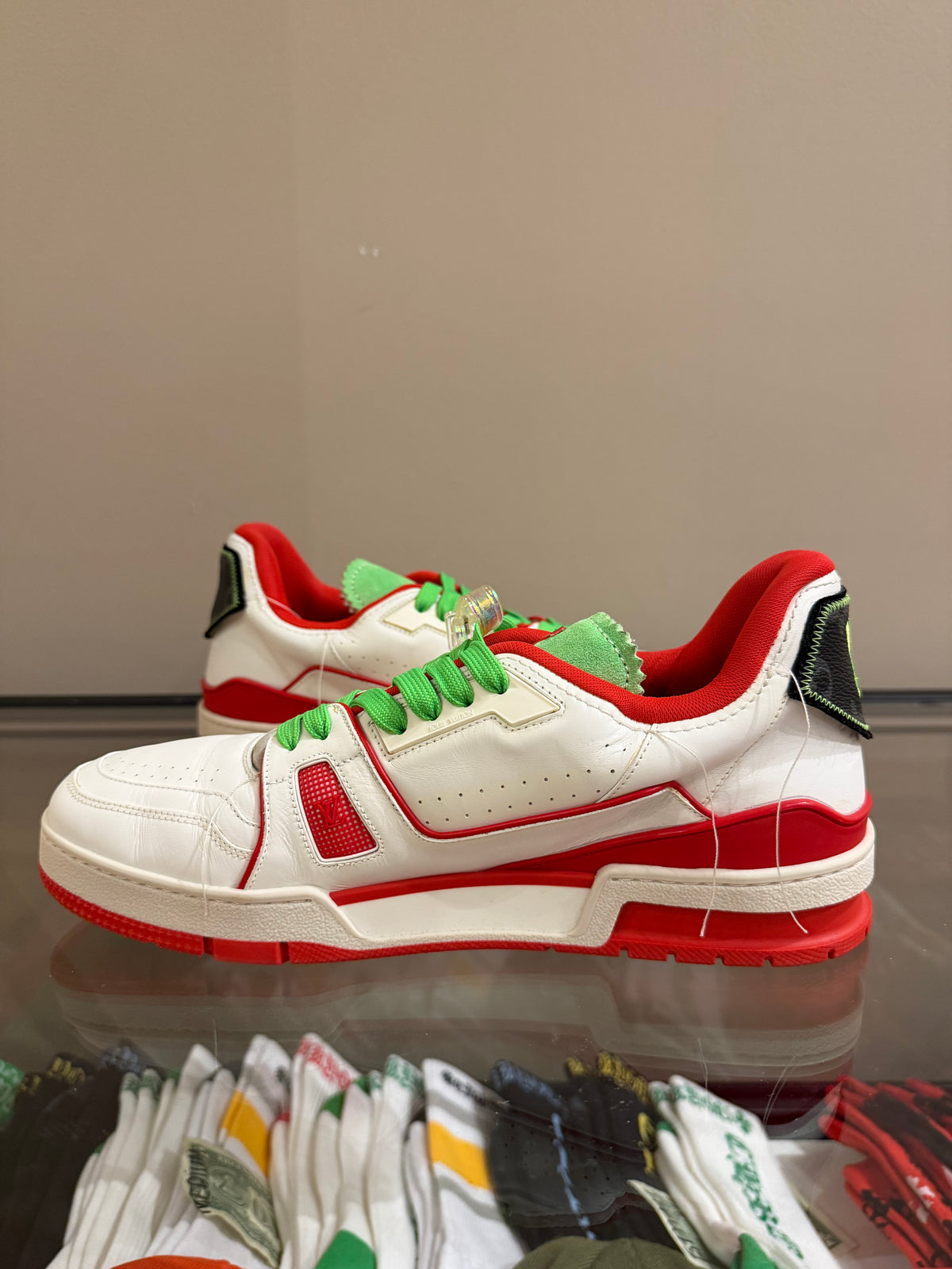 Louis Vuitton LV Trainer - Neon Red 'Soho Exclusive'