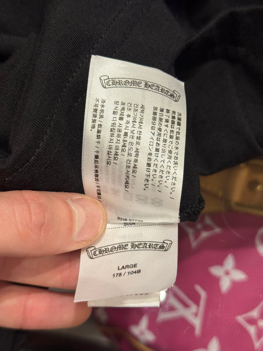 Chrome Hearts Horseshoe Pocket Tee - Neon
