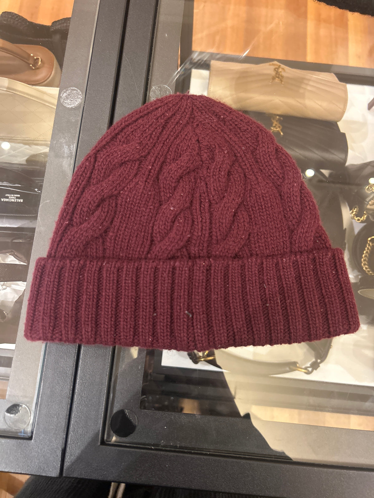 Moncler Beanie - Burgundy