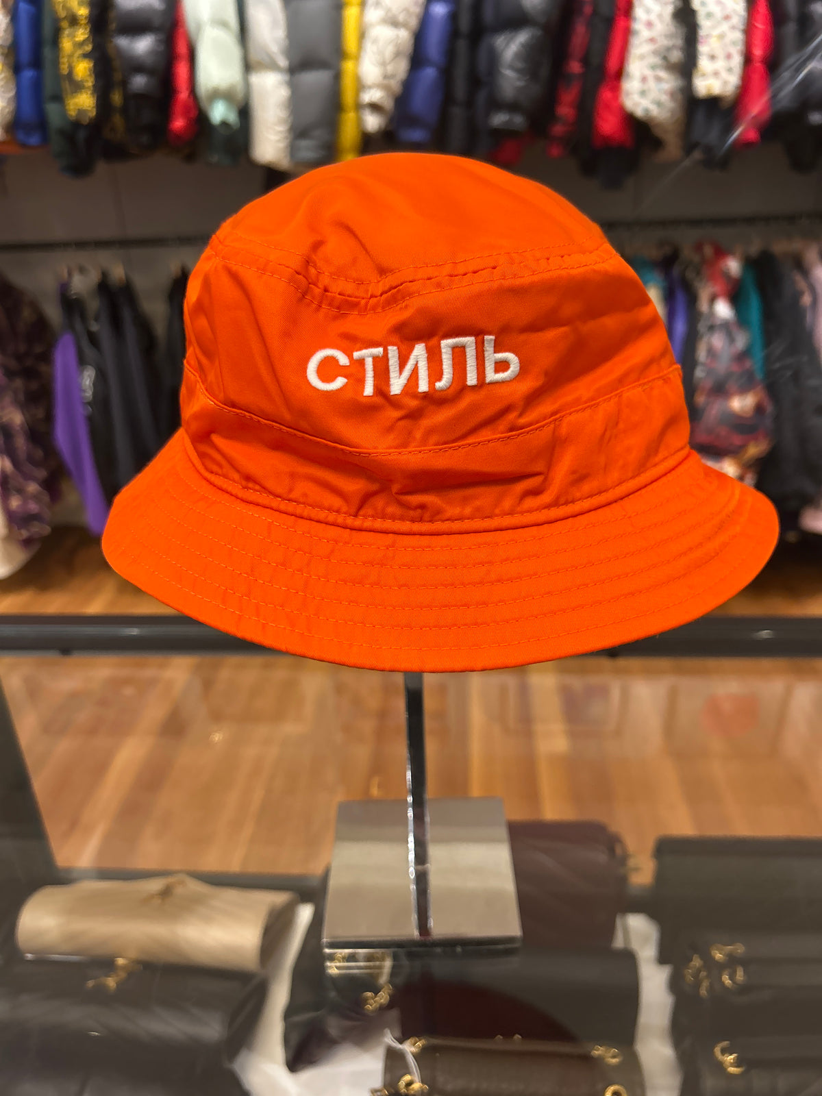 Heron Preston Bucket Hat - Orange