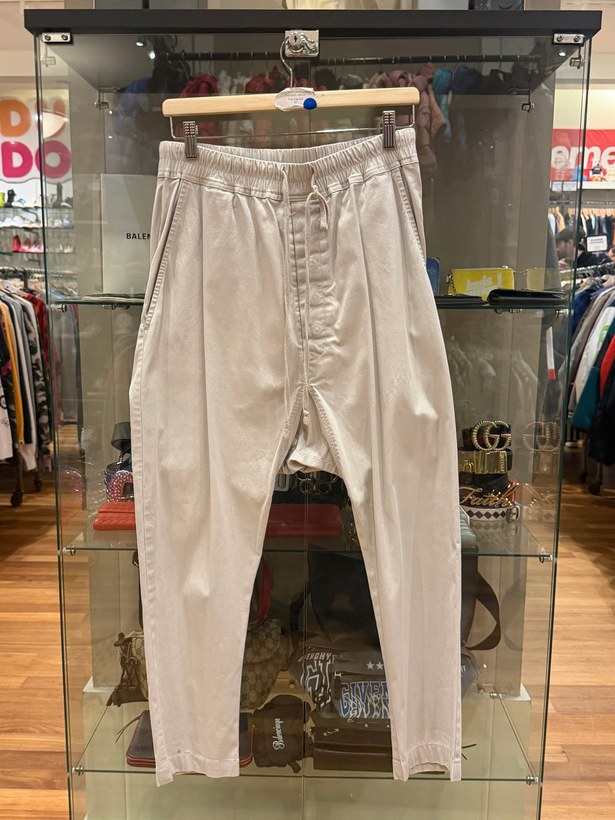 Rick Owens Drop Crotch
Trousers - White