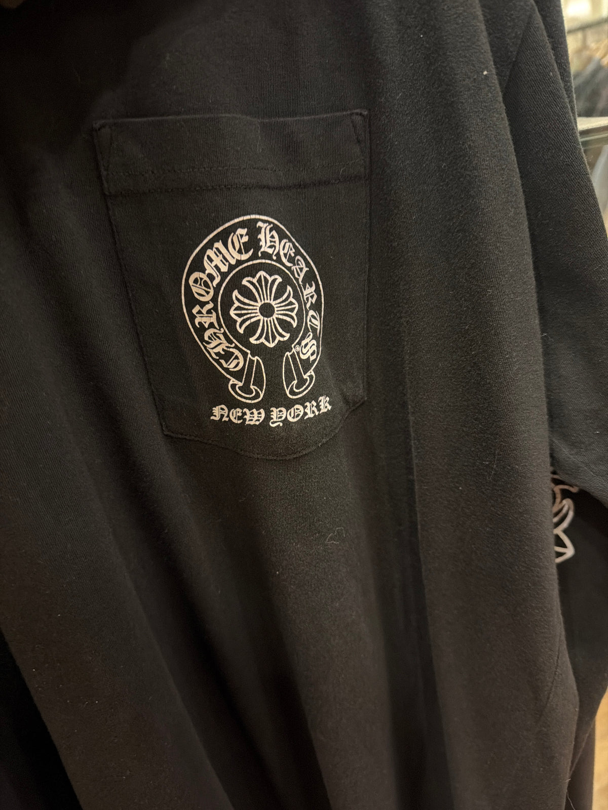 Chrome Hearts ‘New York’ Horseshoe Floral LS
