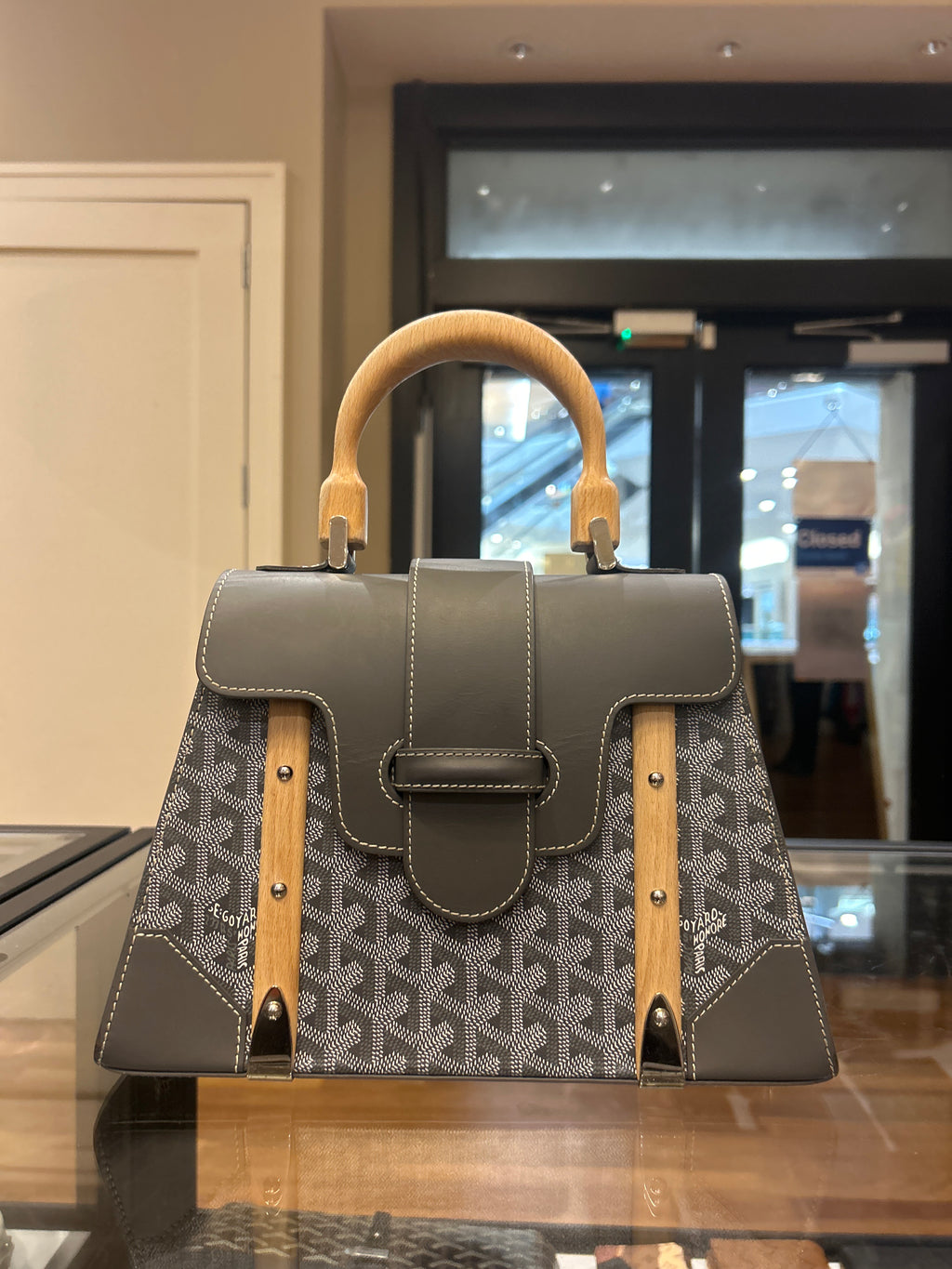 Goyard Grey Structured Saigon Top