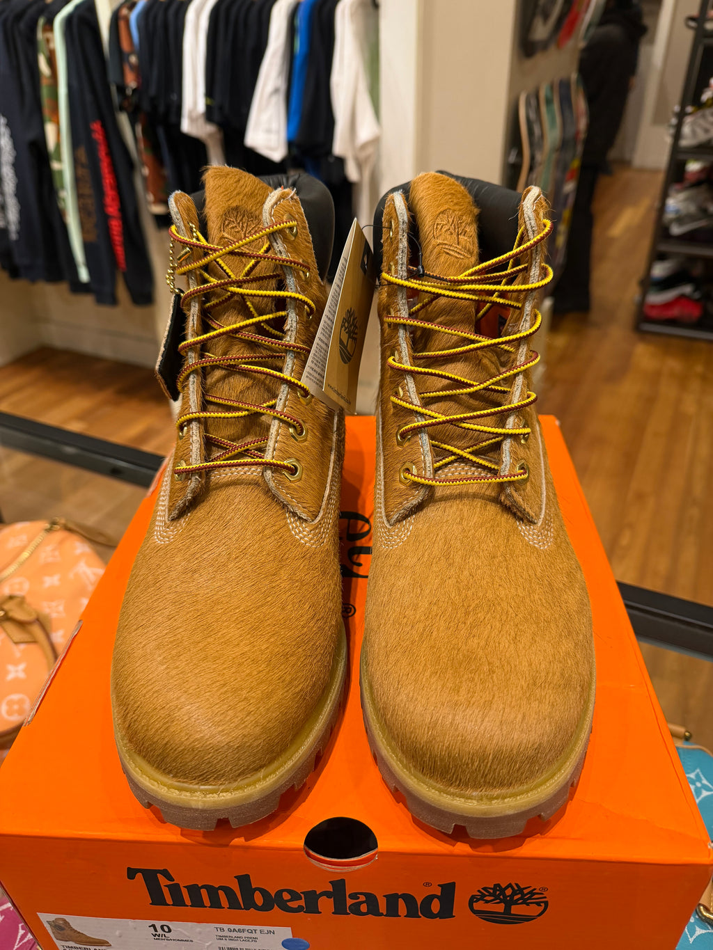 Timberland x Fetch Pony Hair Premium 6” Boot - Wheat