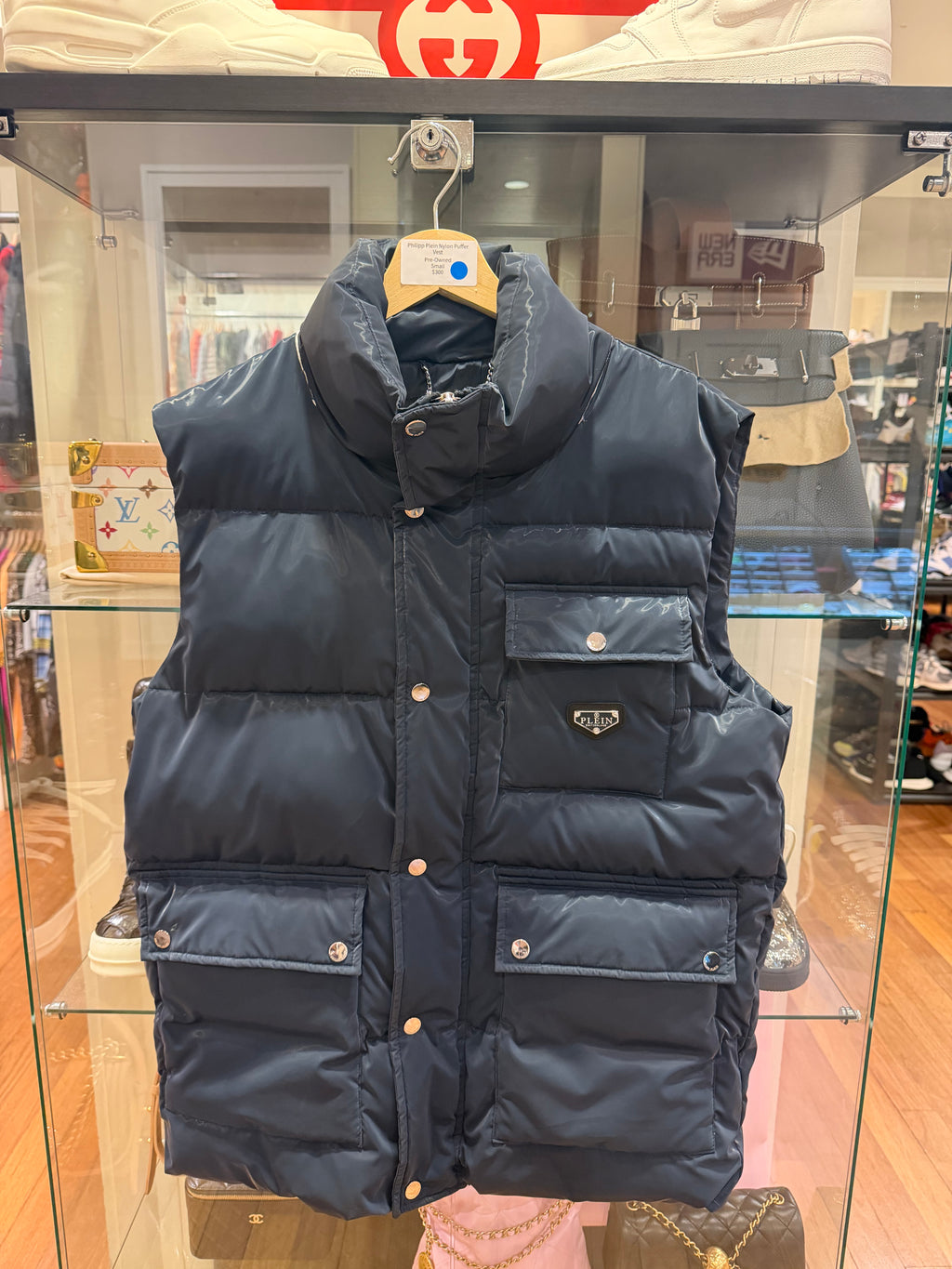 Phillip Plein Nylon Down Puffer Vest