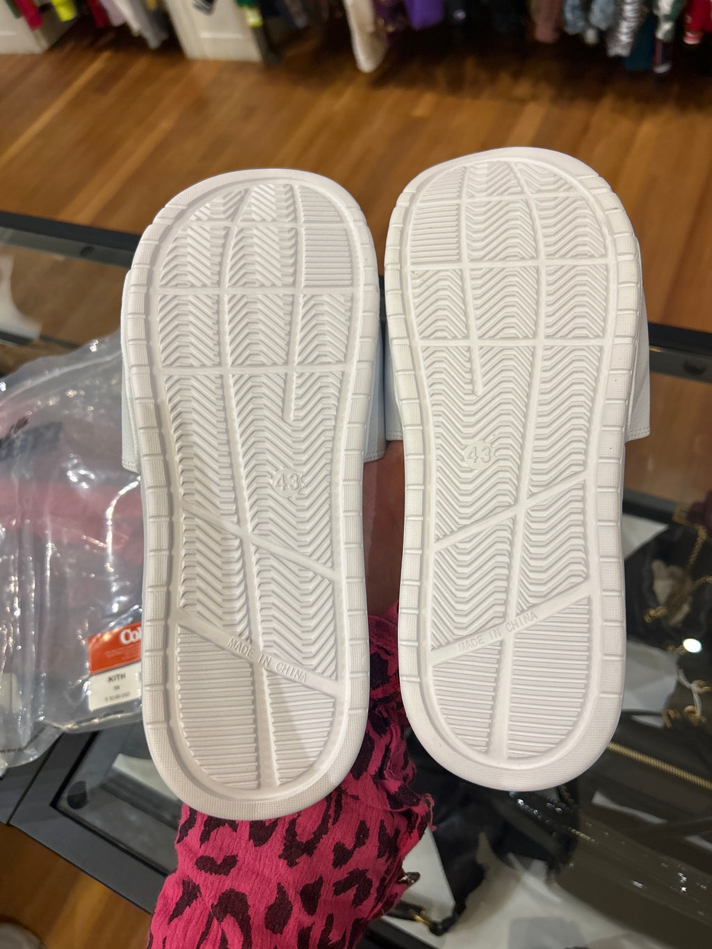 Kith Coke Slides - White