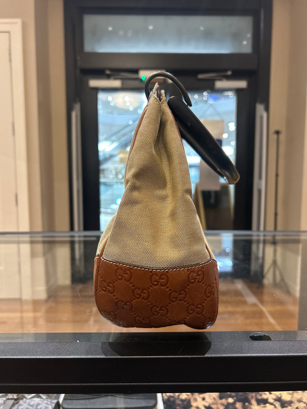 Vintage Gucci Canvas Hobo Bag