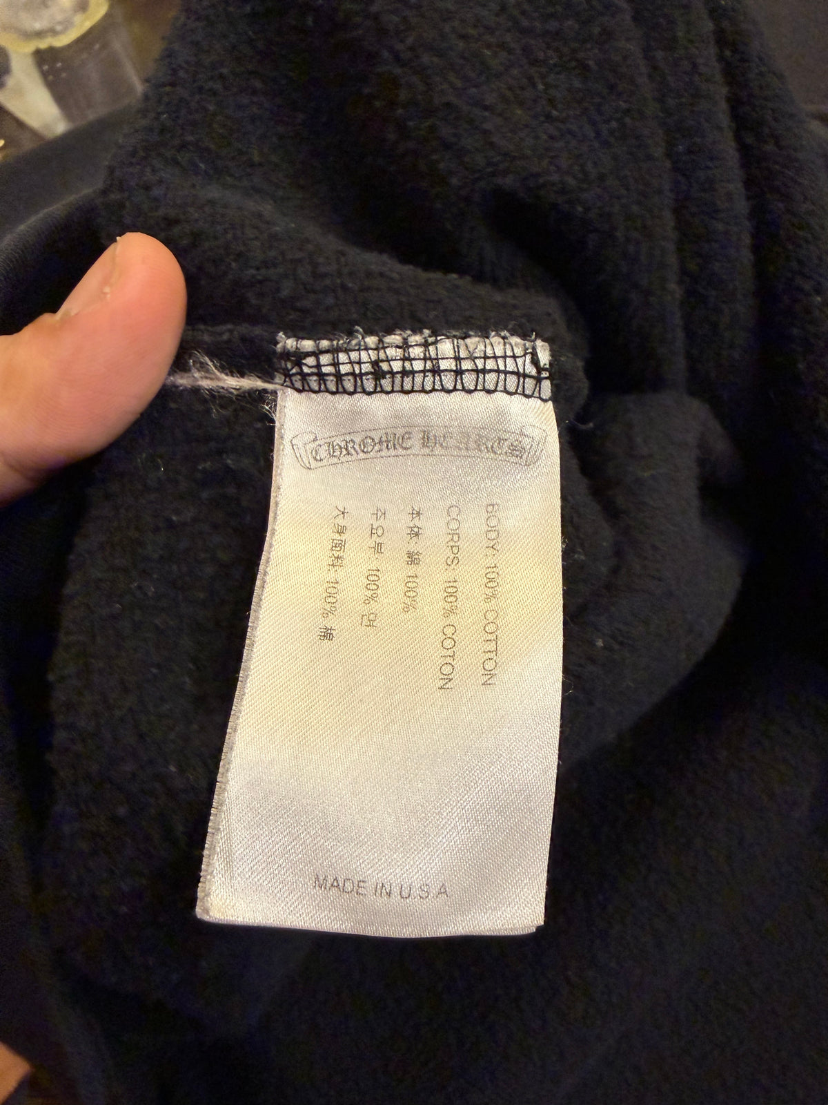 Chrome Hearts Multi Logo Eye
Chart Hoodie - Black
