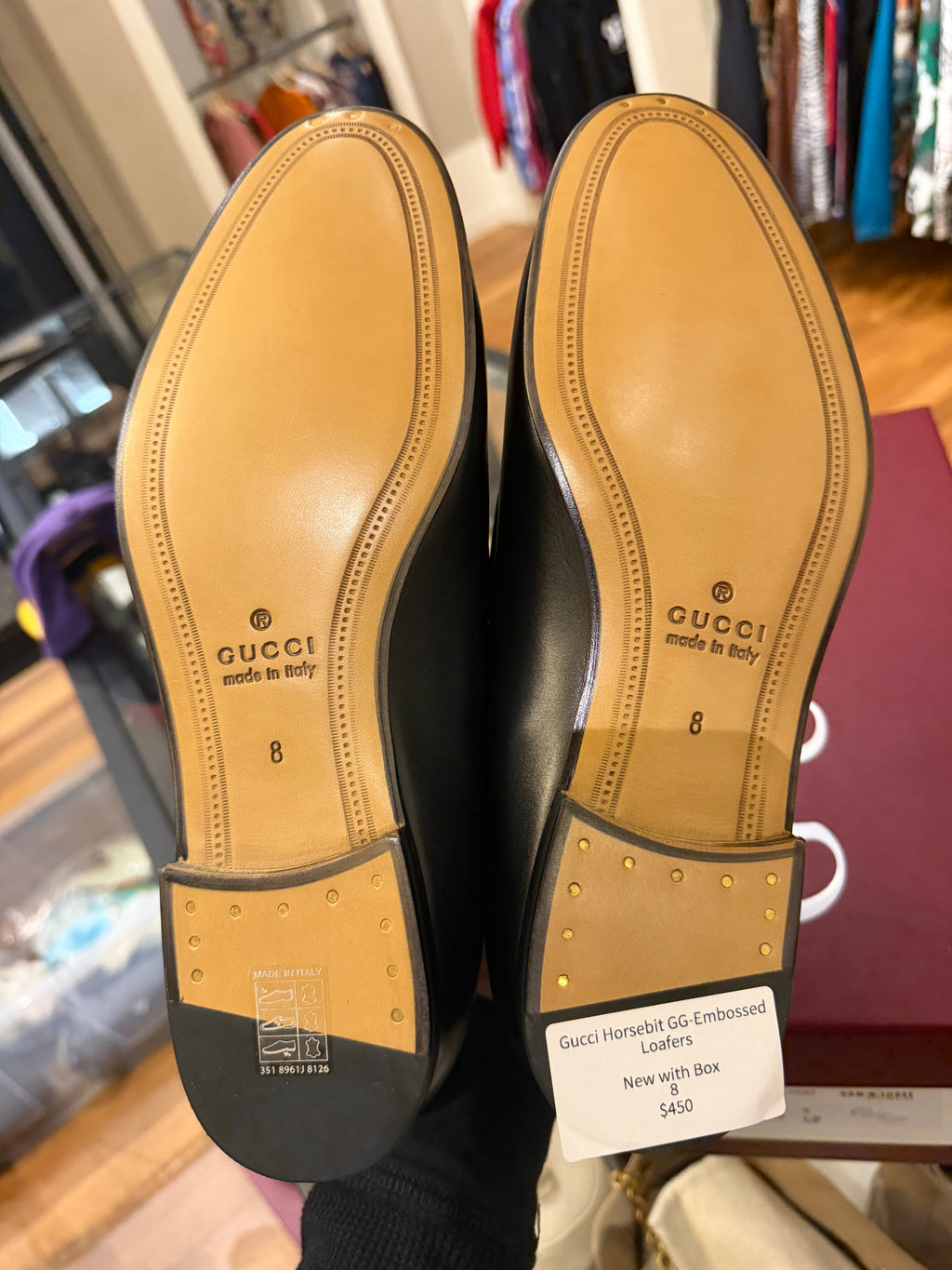 Gucci Horsebit GG Embossed Loafers