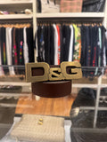 Dolce & Gabbana Leather Belt Brown
