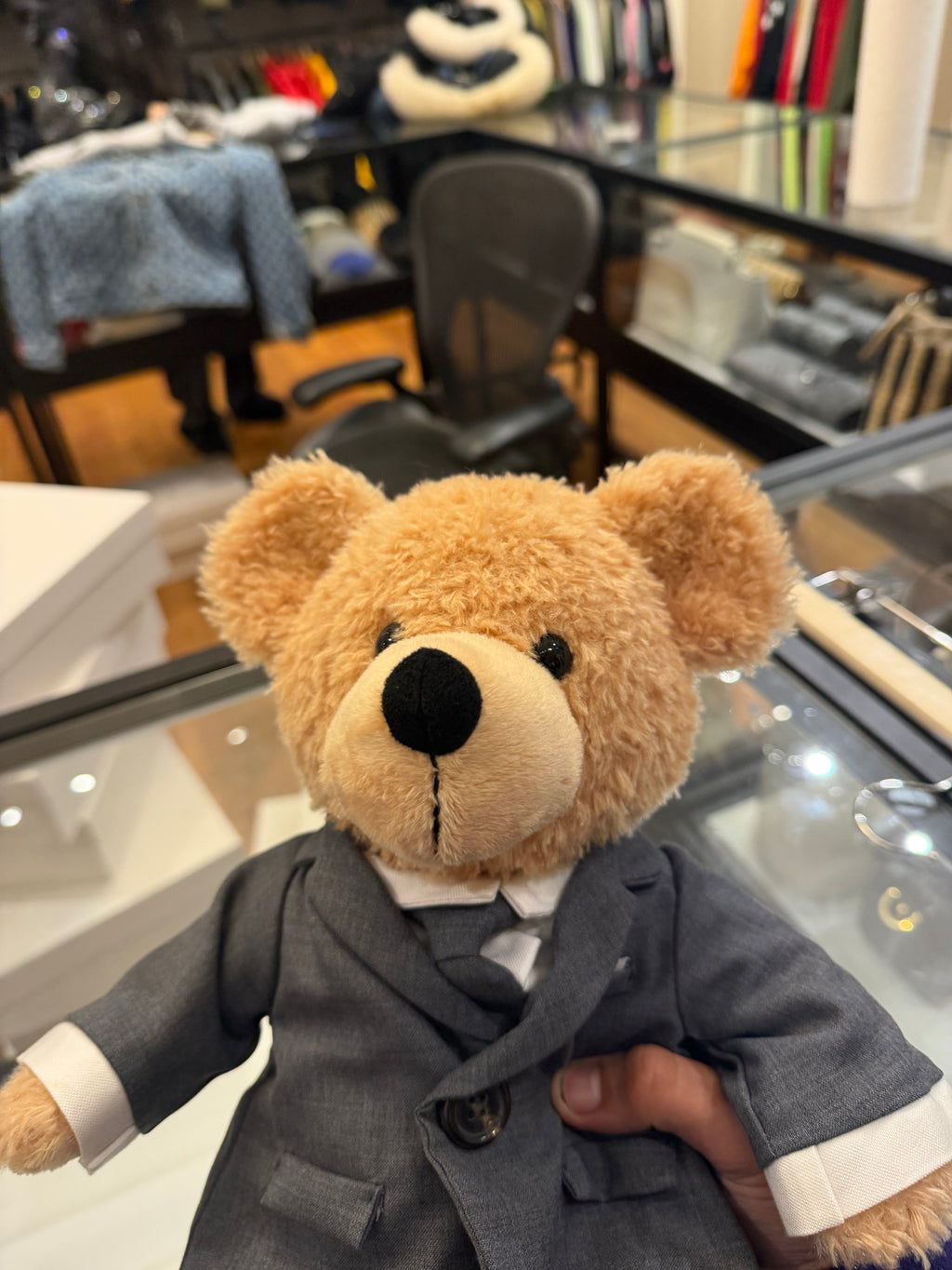 Thom Browne Suited Teddy Bear - Light Fur