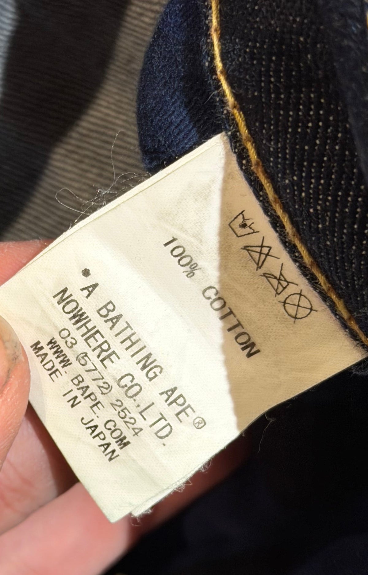BAPE Salvadge Denim Jeans