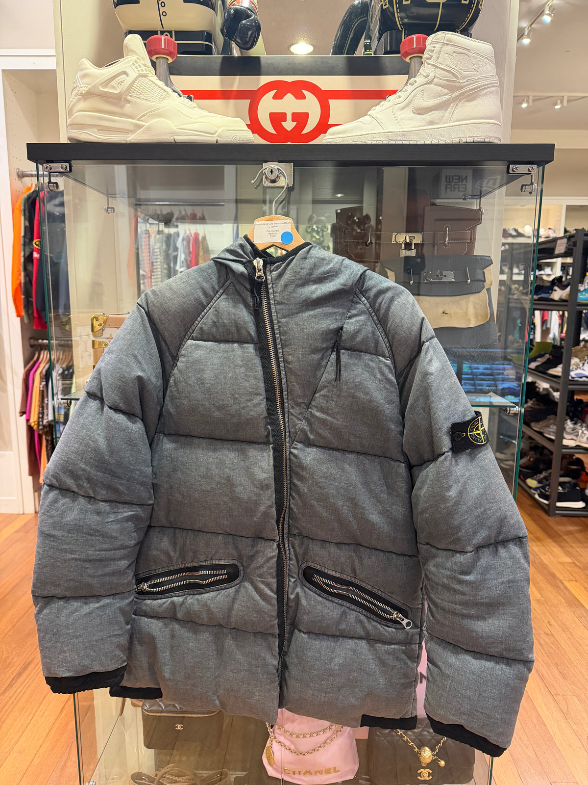 Stone Island Lino Resinato Down Jacket