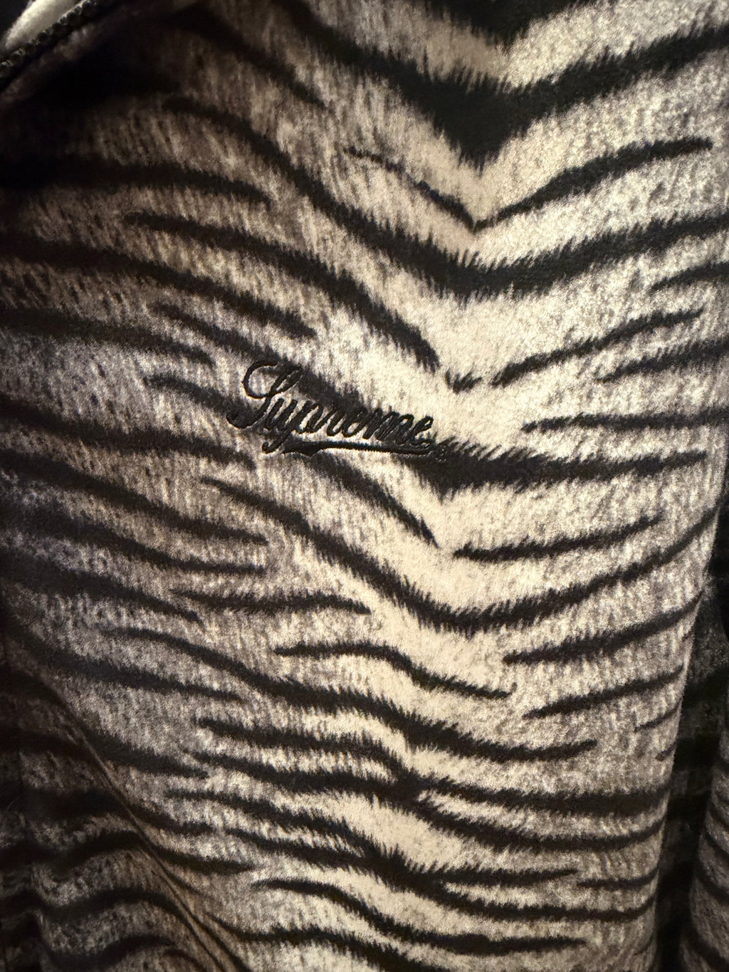 Supreme Tiger Stripe Zip Up