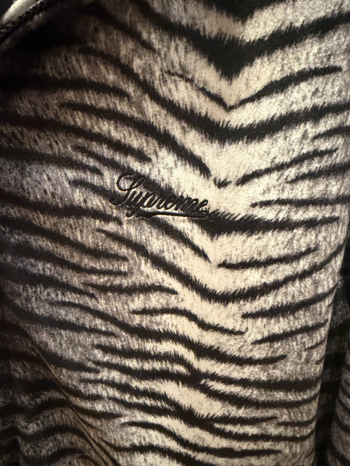 Supreme Tiger Stripe Zip Up