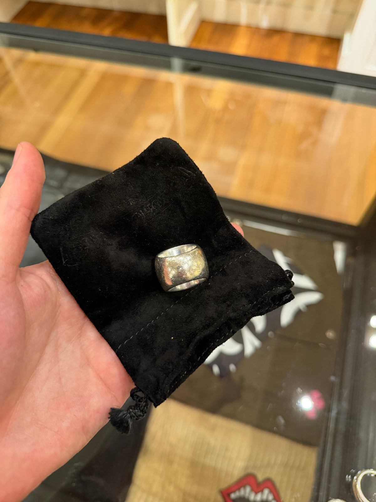 Chrome Hearts Oval Star Ring - Silver