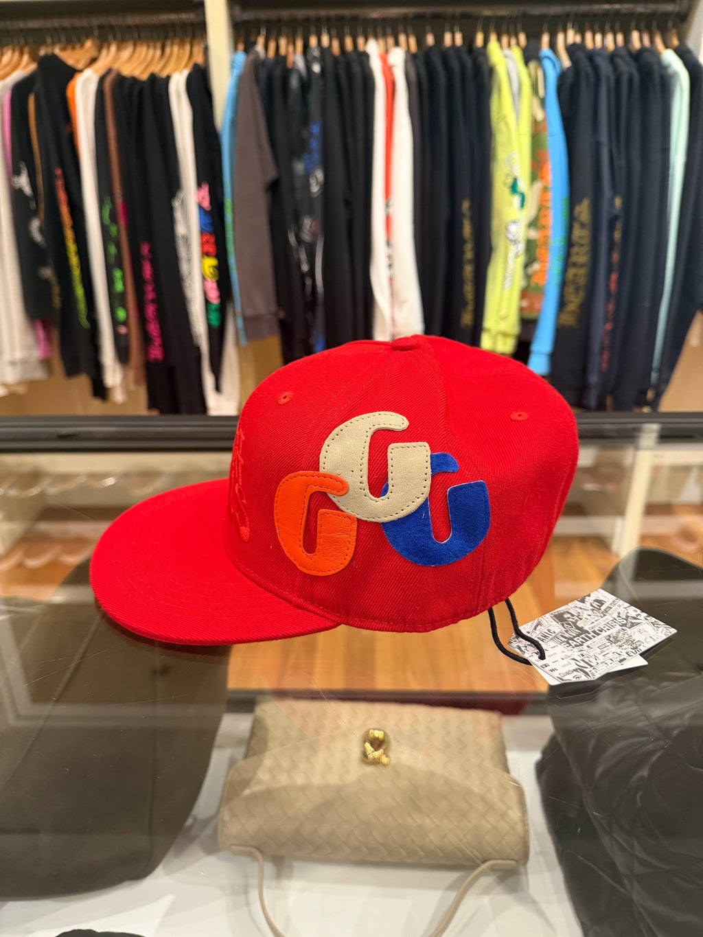 Gallery Dept Leather G Patch Hat - Red